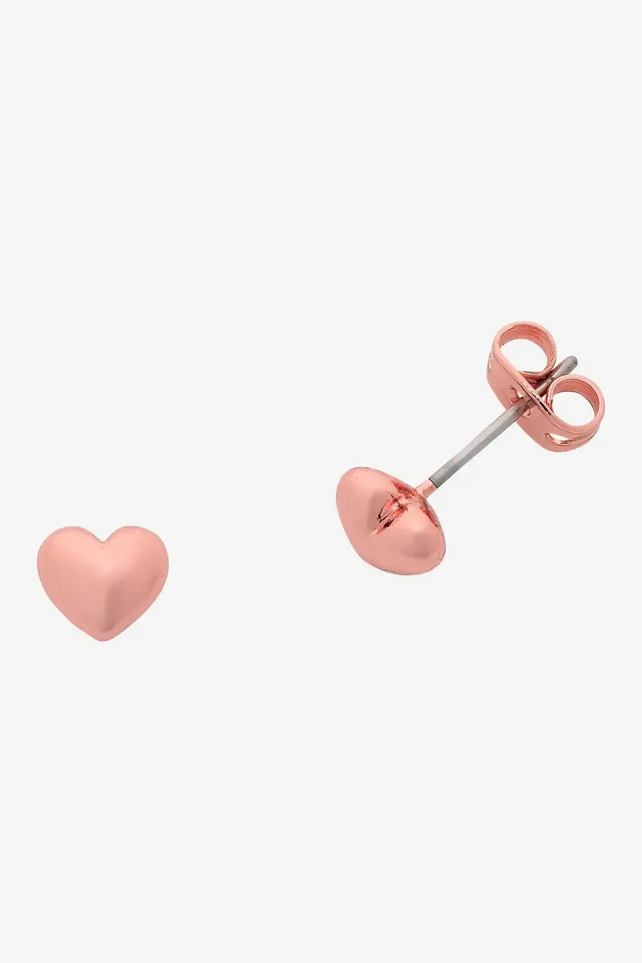 Winnie Rose Gold Heart Earring-Jewellery-Liberte-The Bay Room