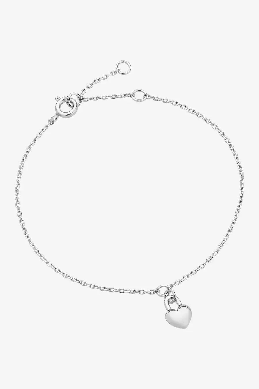 Winnie Silver Heart Bracelet-Jewellery-Liberte-The Bay Room