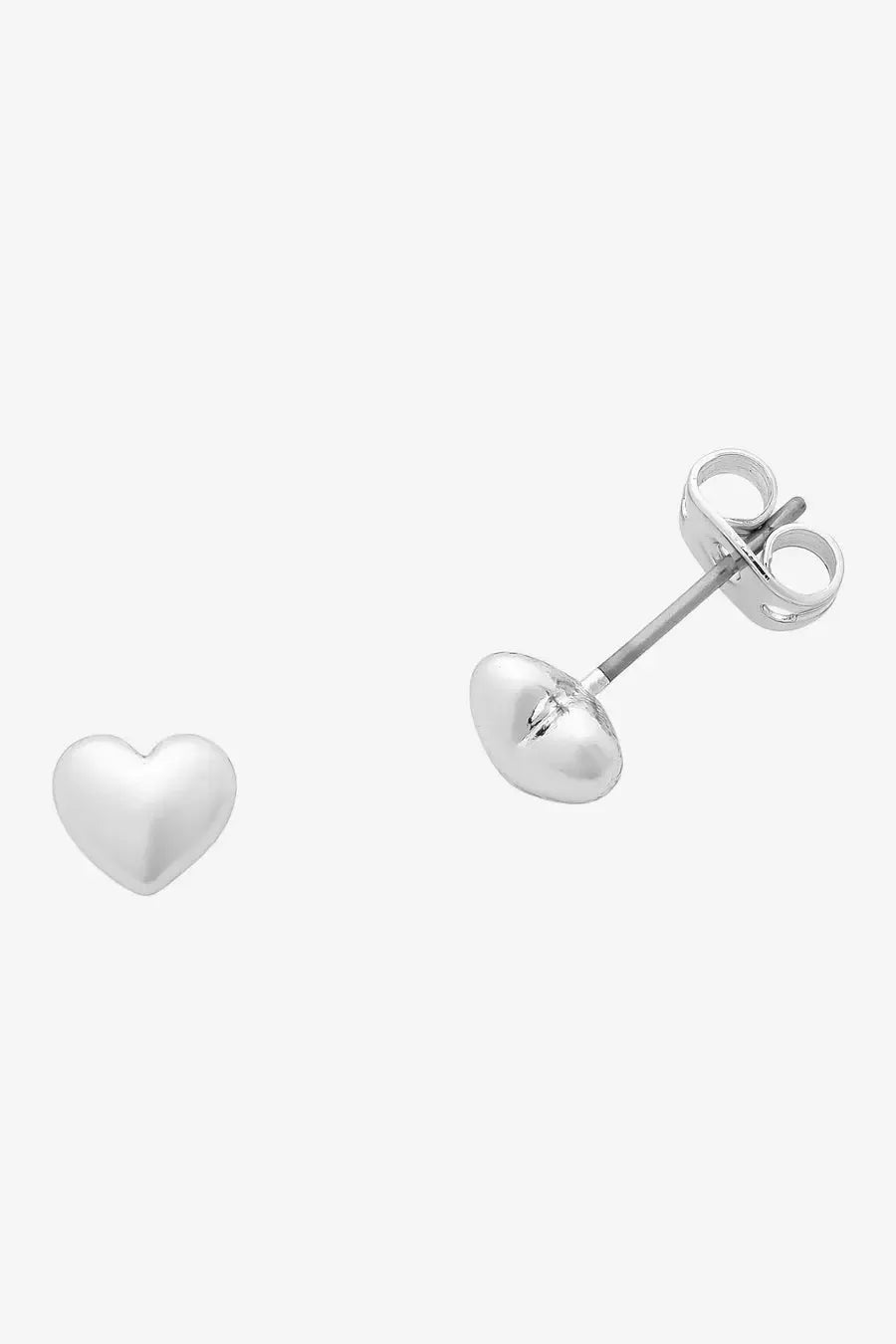 Winnie Silver Heart Earring-Jewellery-Liberte-The Bay Room