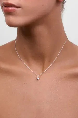 Winnie Silver Heart Necklace-Jewellery-Liberte-The Bay Room