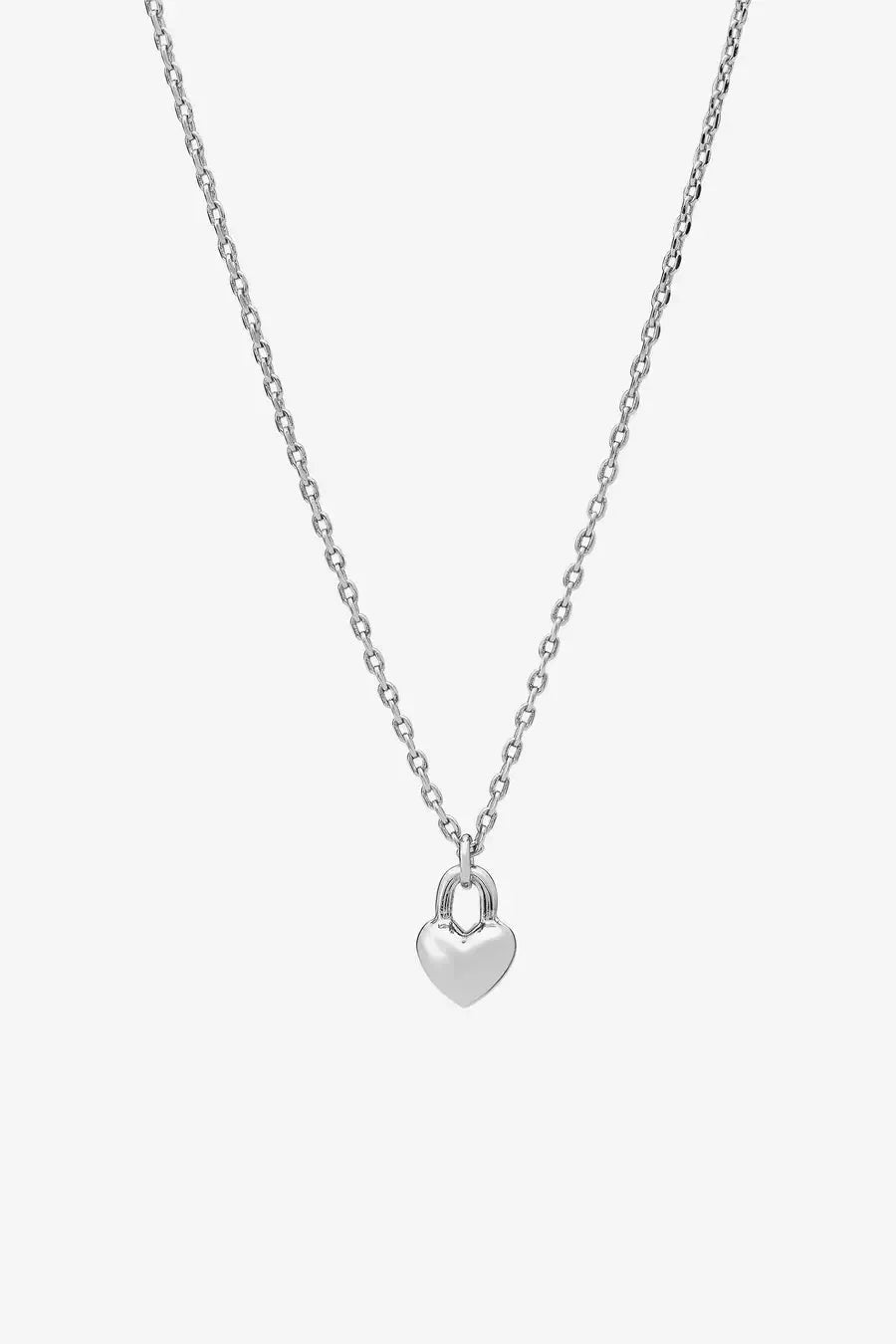 Winnie Silver Heart Necklace-Jewellery-Liberte-The Bay Room