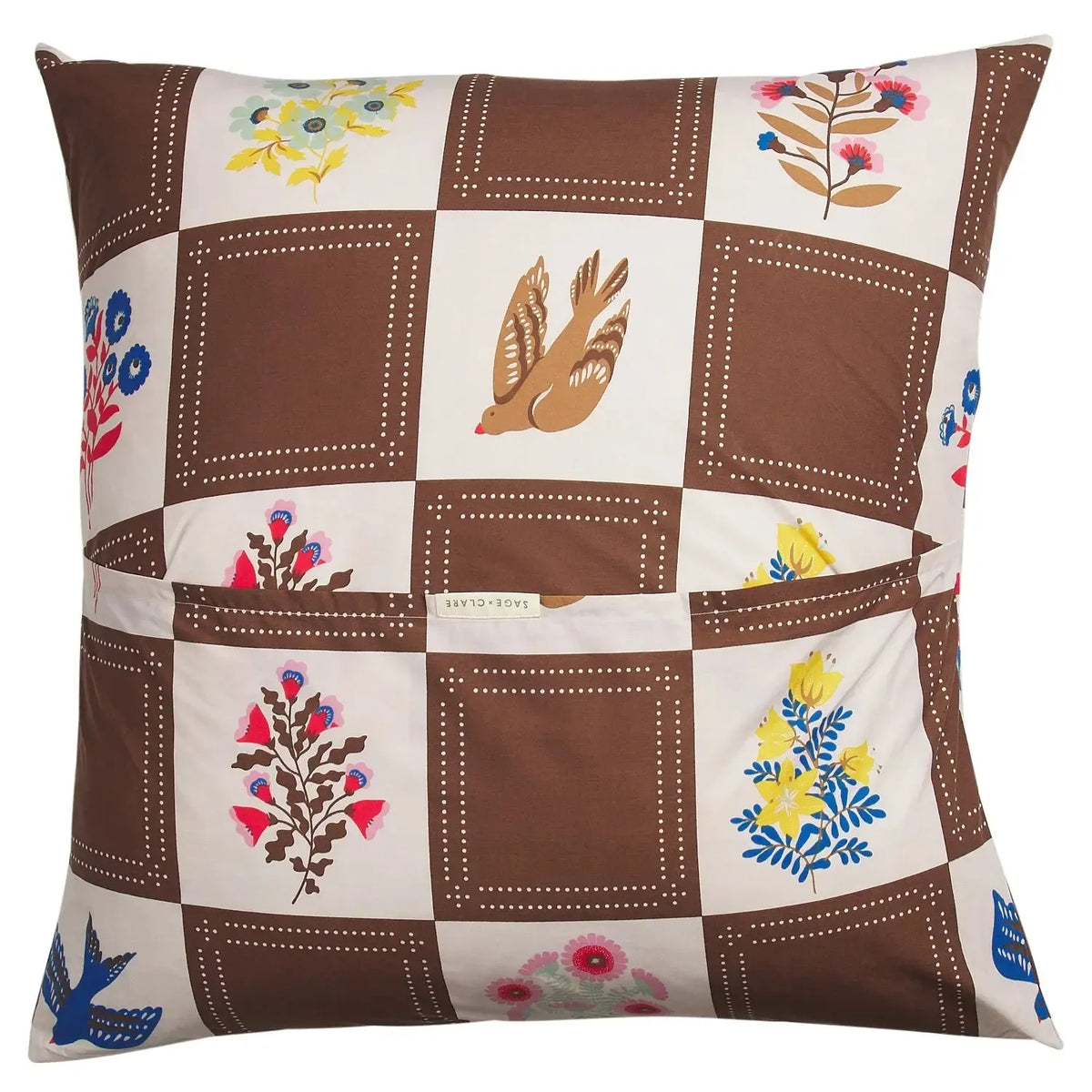 Winona Cotton Euro Pillowcase Set-Soft Furnishings-Sage & Clare-The Bay Room