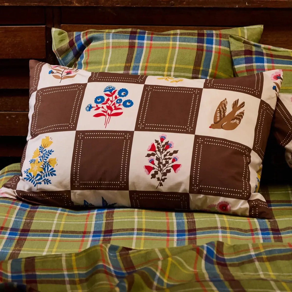 Winona Cotton Pillowcase Set-Soft Furnishings-Sage & Clare-The Bay Room