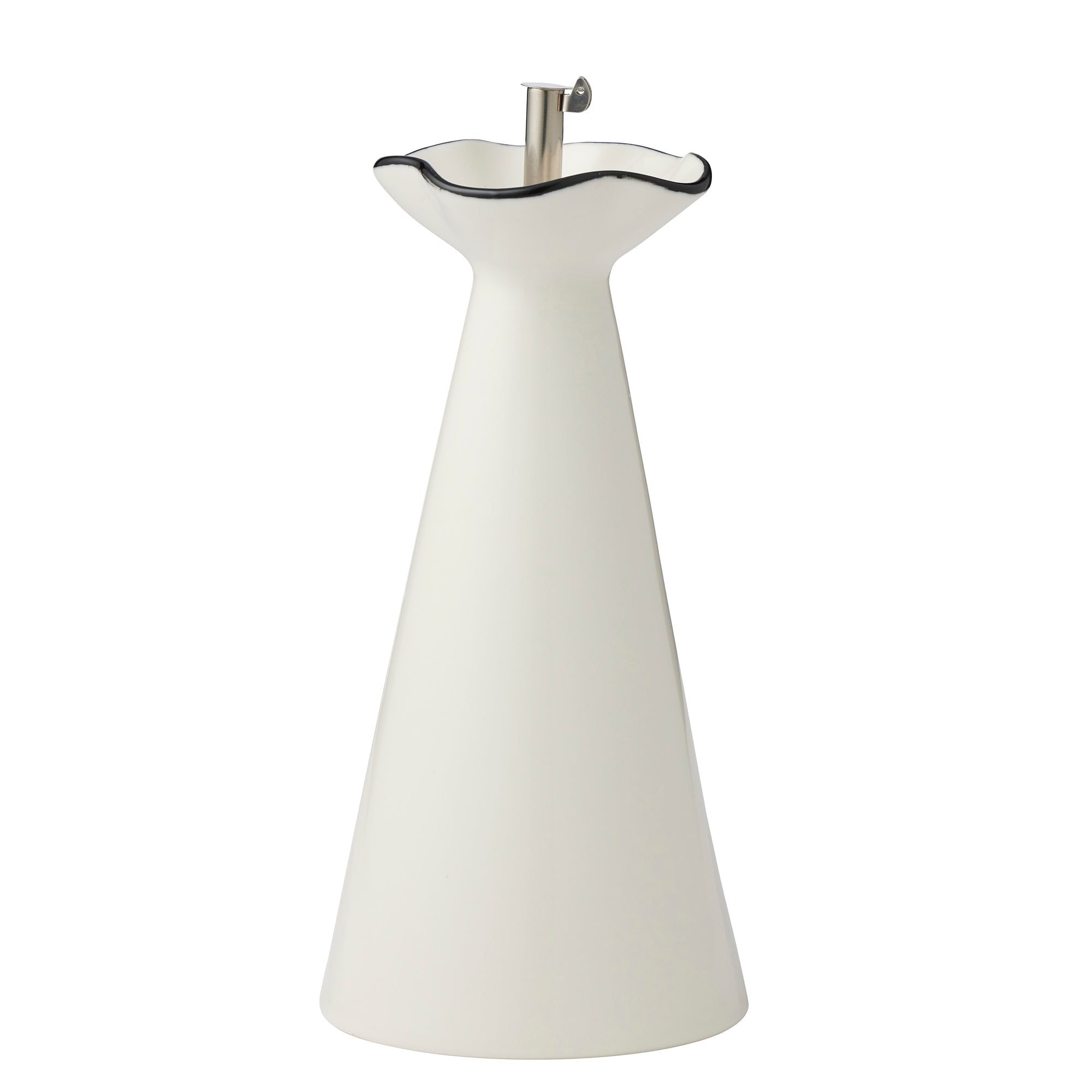Winslow Ceramic Oil Bottle 10x20cm Ivory/Black-Dining & Entertaining-Coast To Coast Home-The Bay Room