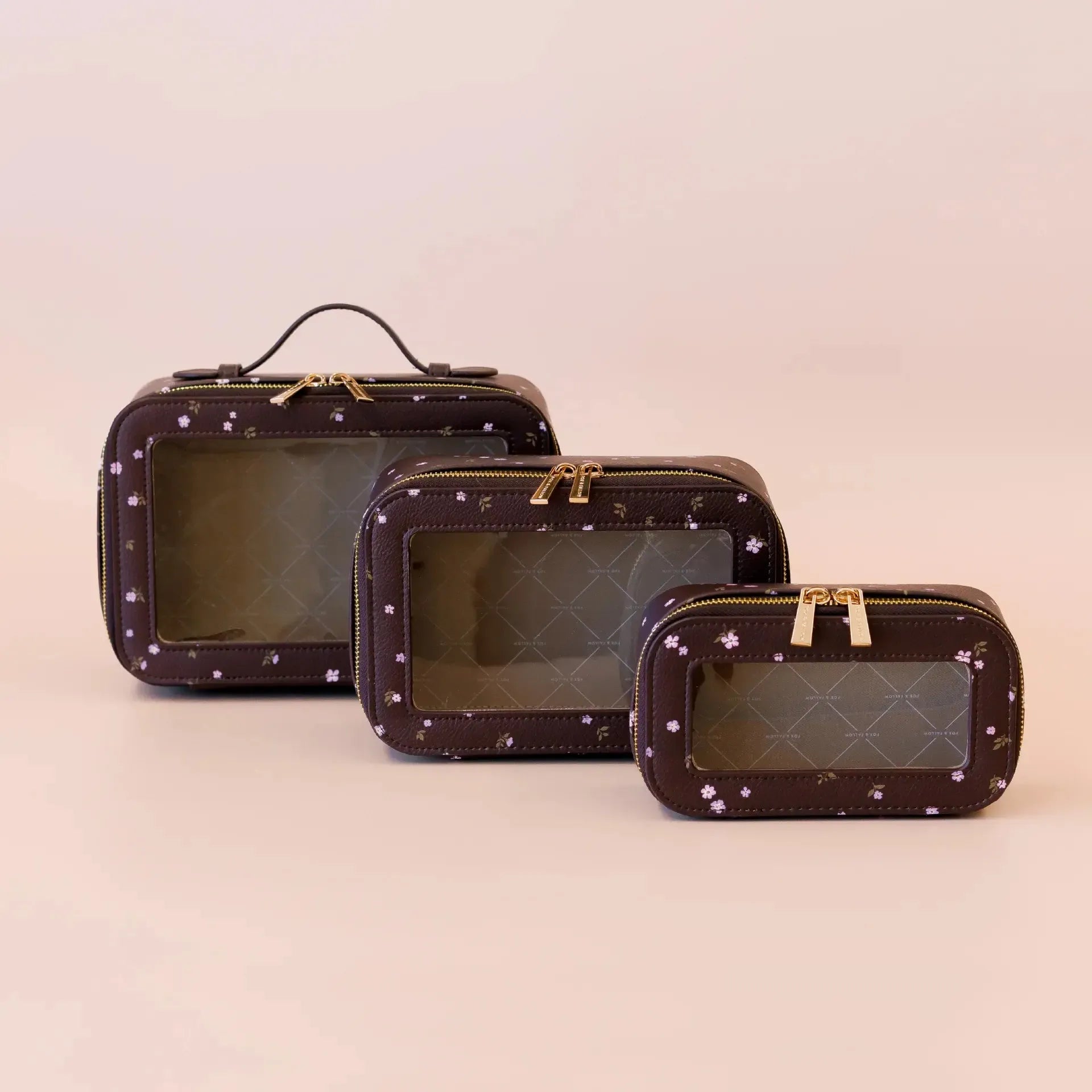 Wisteria Cosmetic Nested Trio Set-Beauty & Well-Being-Fox & Fallow-The Bay Room