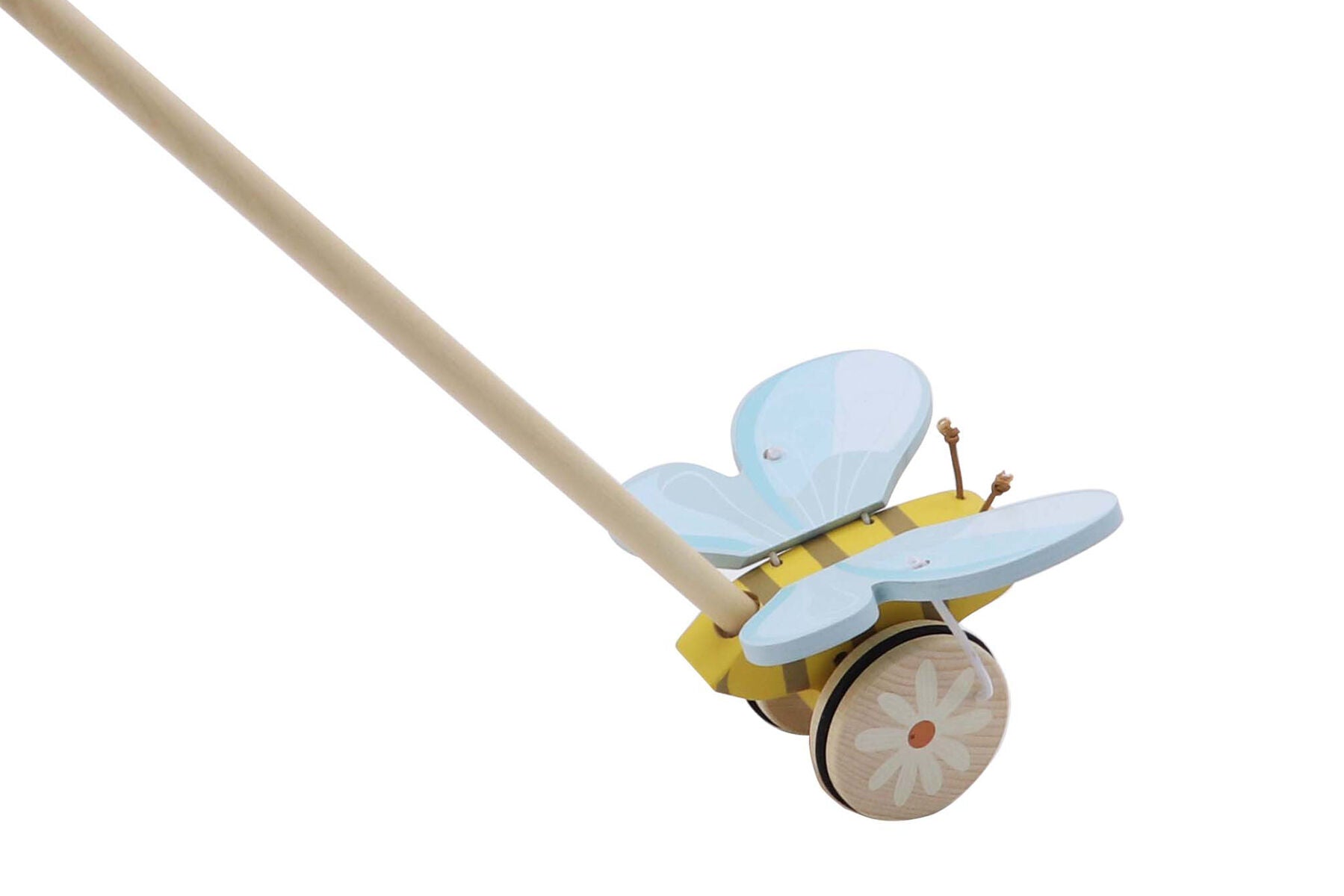 Wooden Bee Push Along-Toys-Eleganter-The Bay Room