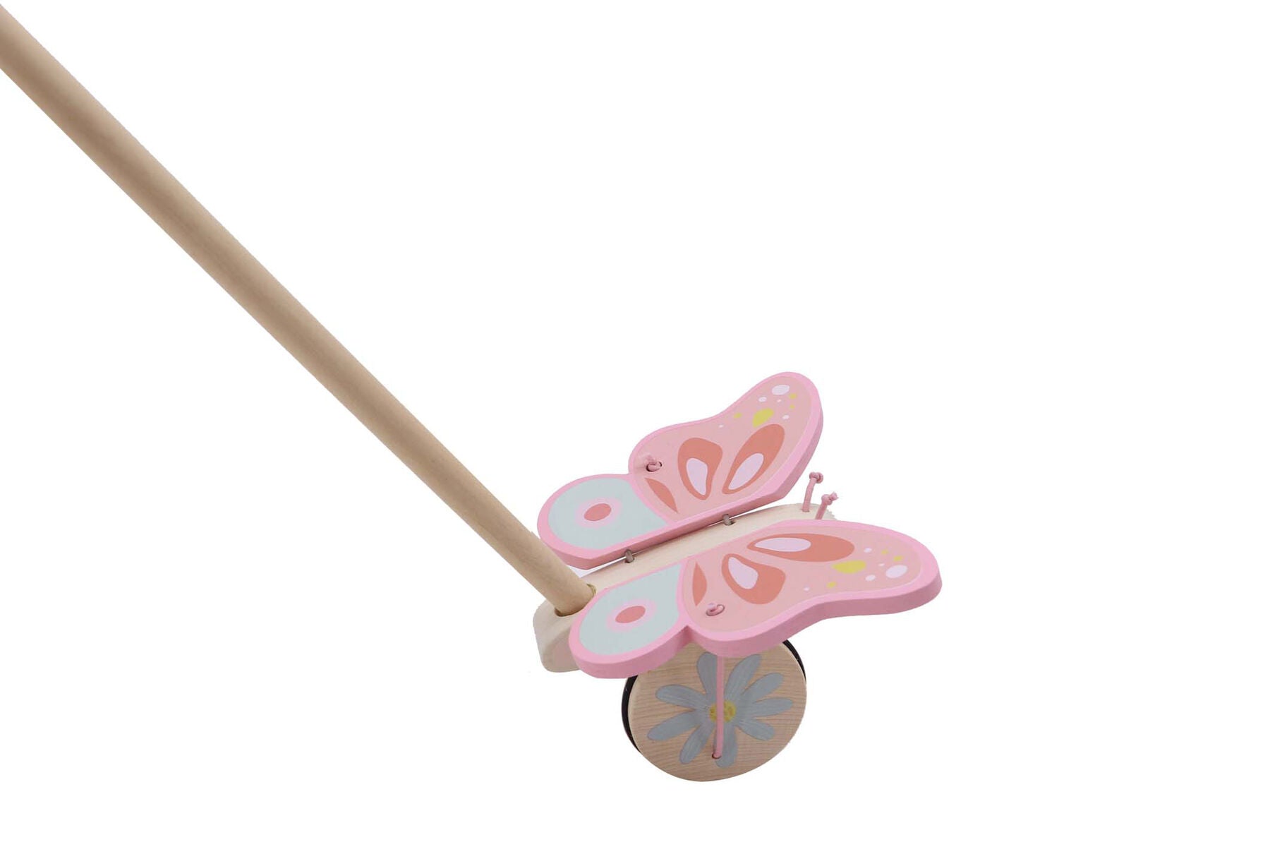 Wooden Butterfly Push Along-Toys-Eleganter-The Bay Room
