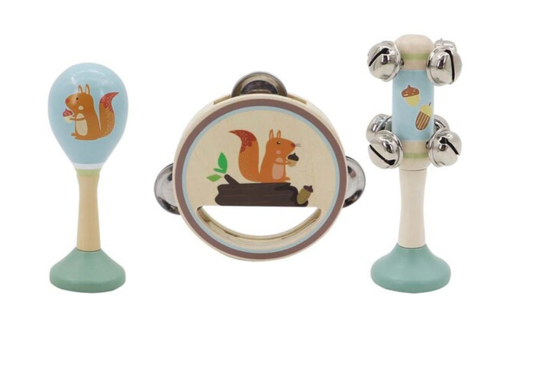 Woodland 3 Piece Musical Set-Toys-Eleganter-Squirrel-The Bay Room