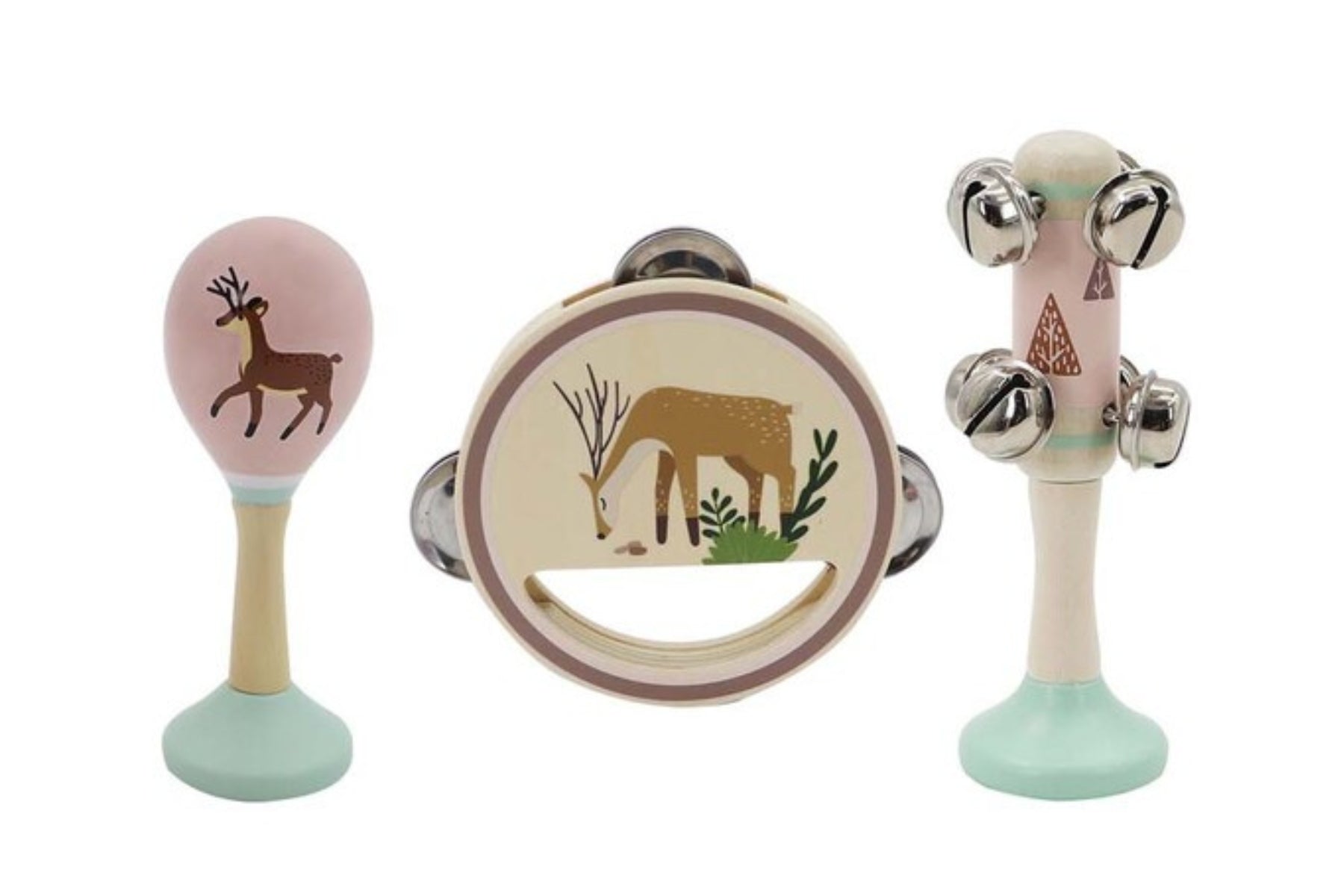 Woodland 3 Piece Musical Set-Toys-Eleganter-Deer-The Bay Room