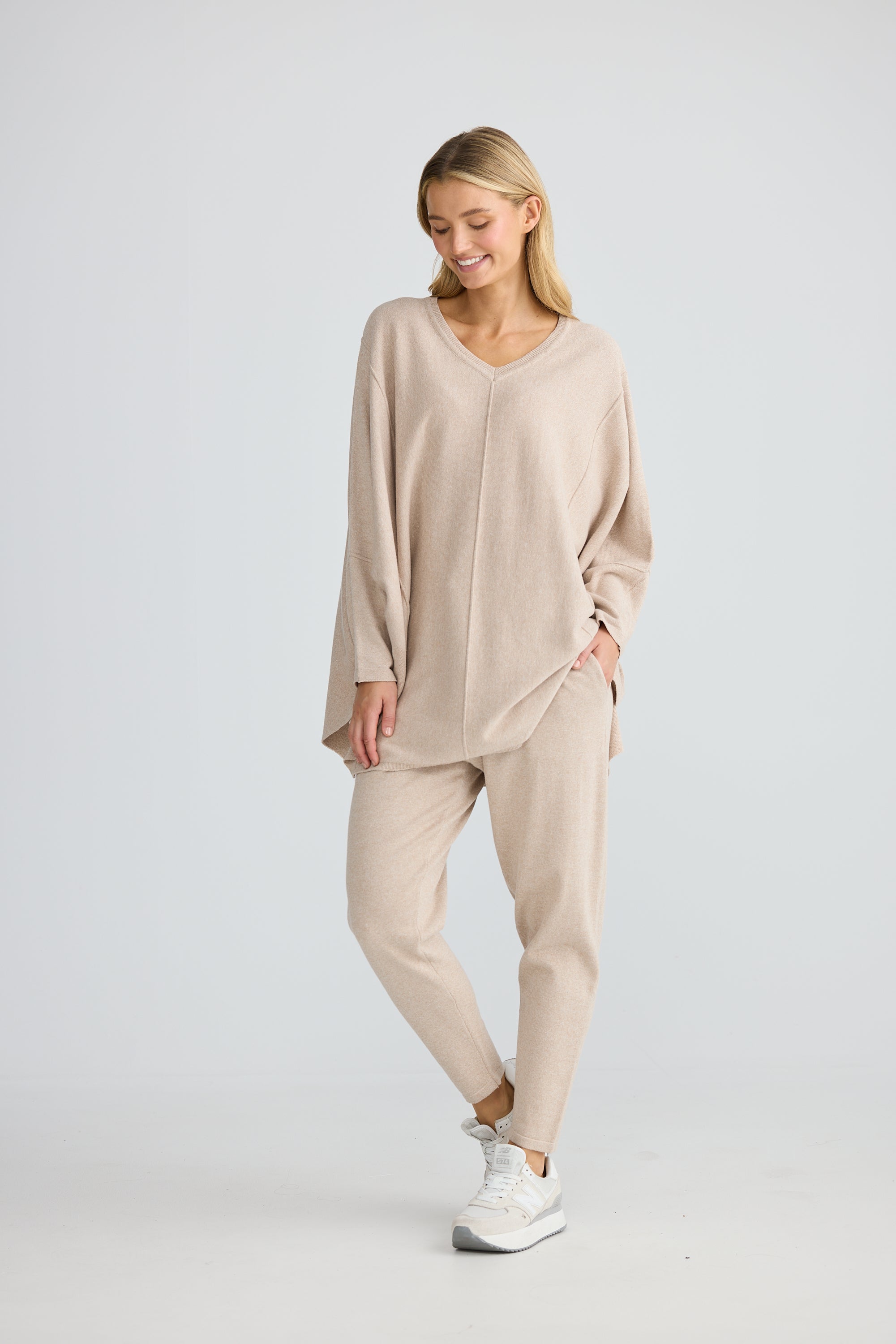 Woodside Pant - Oat Marle-Pants-Home Love-The Bay Room