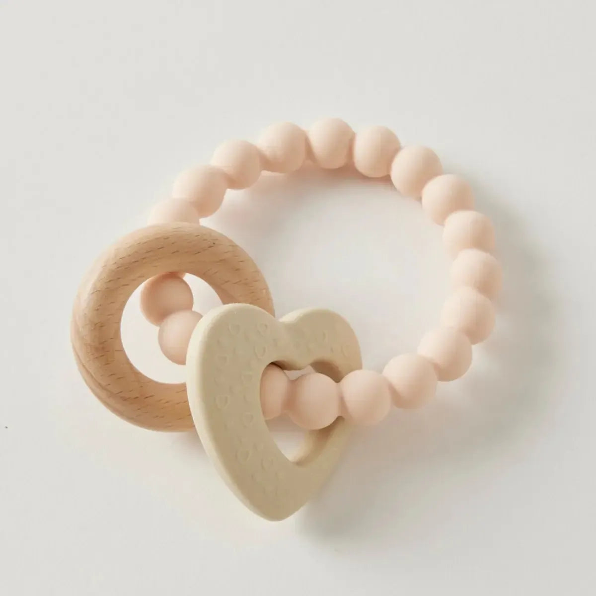 Wren Silicone & Wood Teether-Toys-Pilbeam Living-Heart-The Bay Room