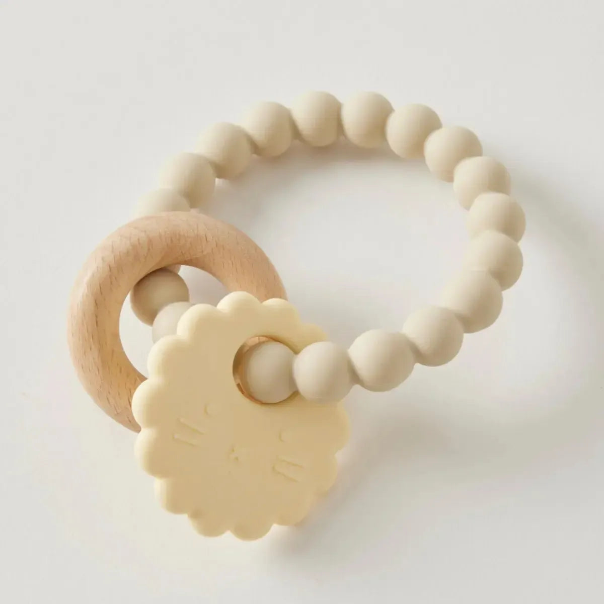 Wren Silicone & Wood Teether-Toys-Pilbeam Living-Lion-The Bay Room