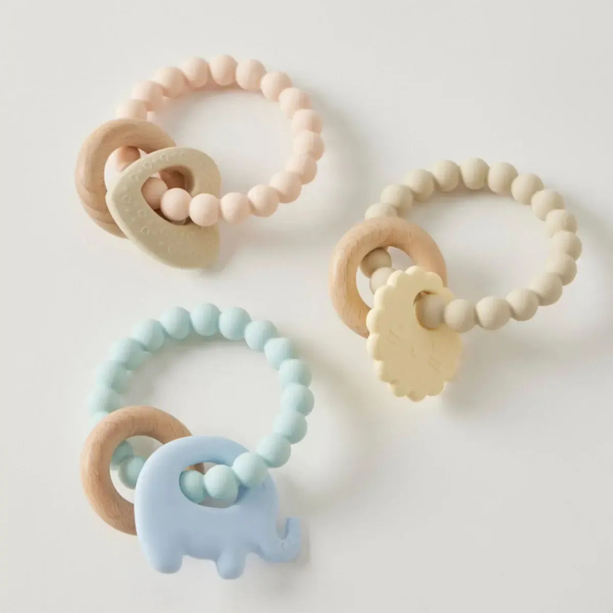 Wren Silicone & Wood Teether-Toys-Pilbeam Living-The Bay Room