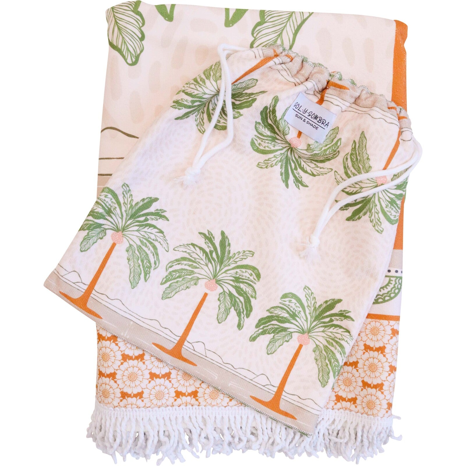 XL Beach Towel Palm Trio-Travel & Outdoors-Lavida-The Bay Room