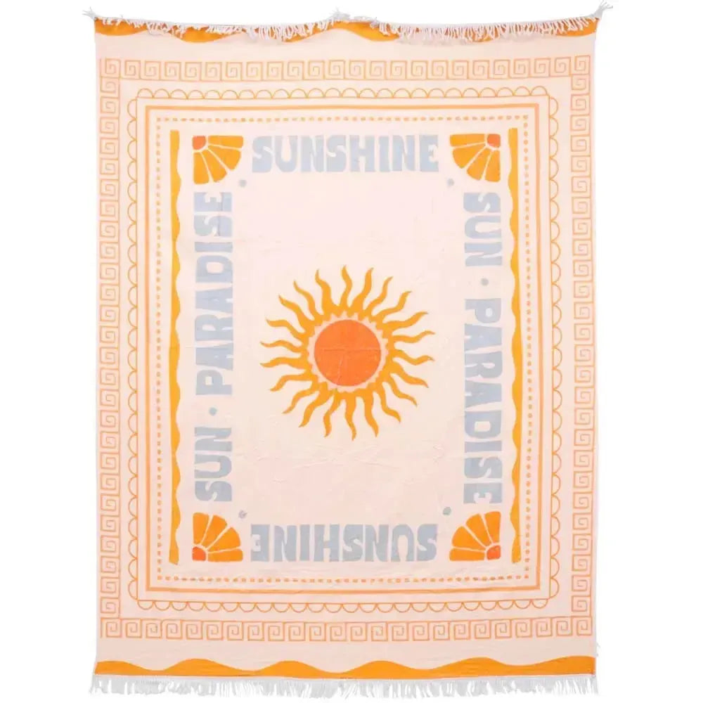 XL Beach Towel Sunshine-Travel & Outdoors-Lavida-The Bay Room