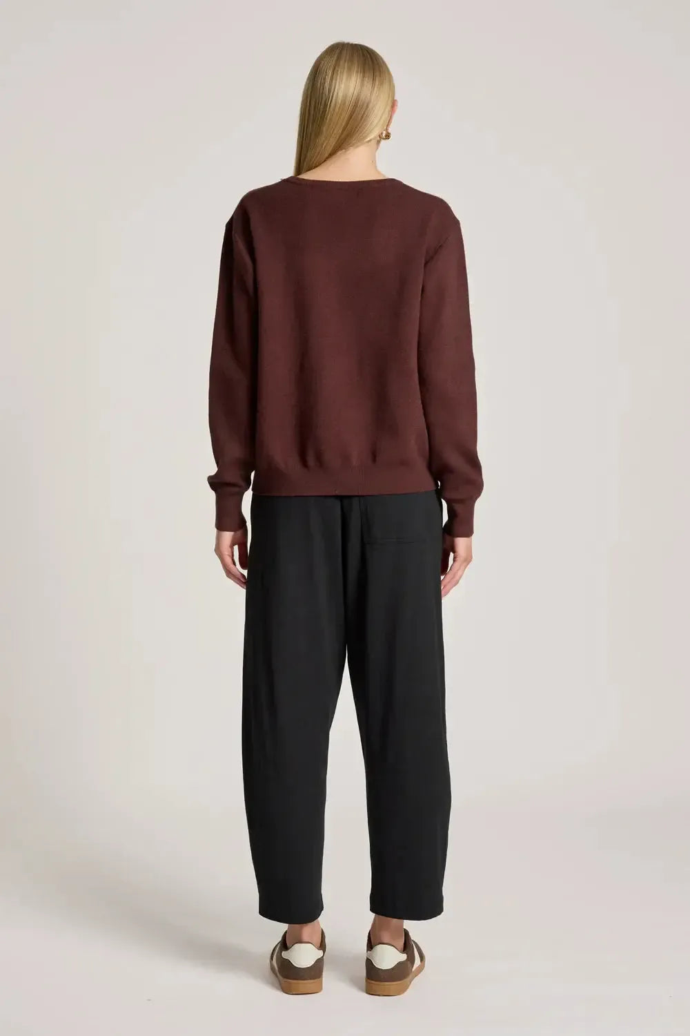 Zala Jumper - Mahogany-Knitwear & Jumpers-Eb & Ive-The Bay Room