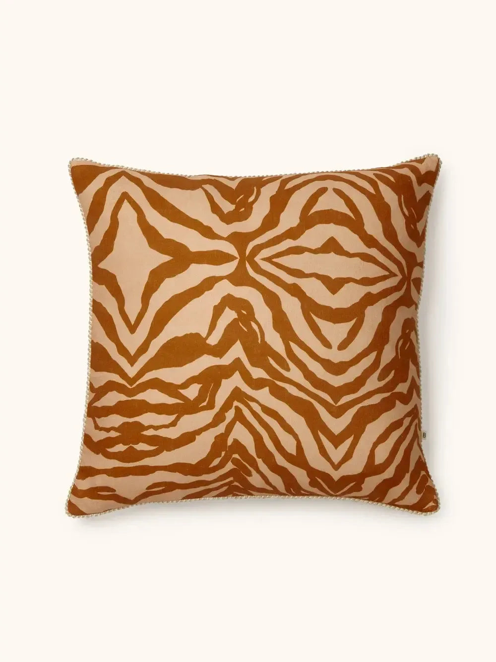Zebra Tan 60cm Cushion-Soft Furnishings-Bonnie & Neil-The Bay Room