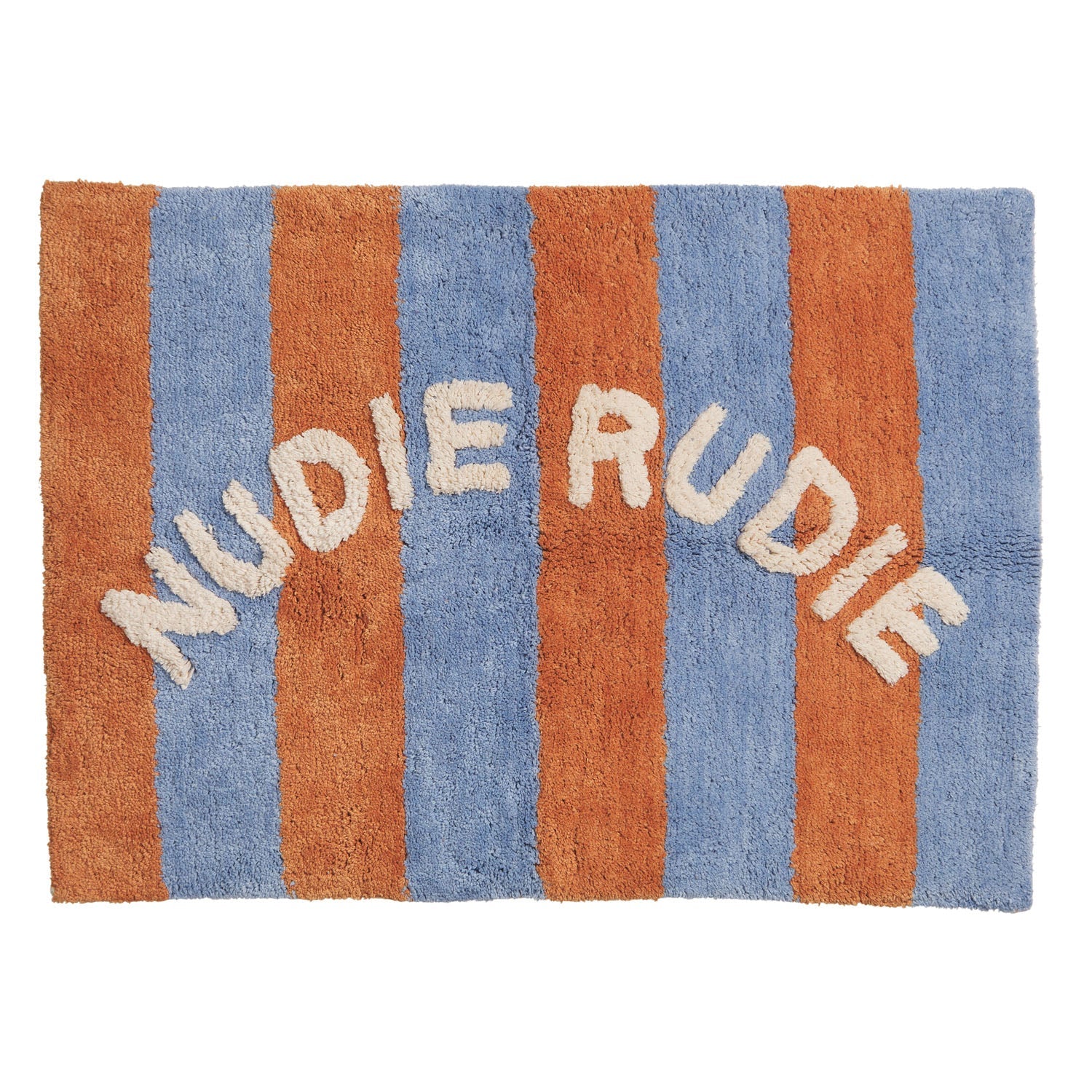 Zelia Nudie Rudie Bath Mat- Blue Jay-Soft Furnishings-Sage & Clare-The Bay Room