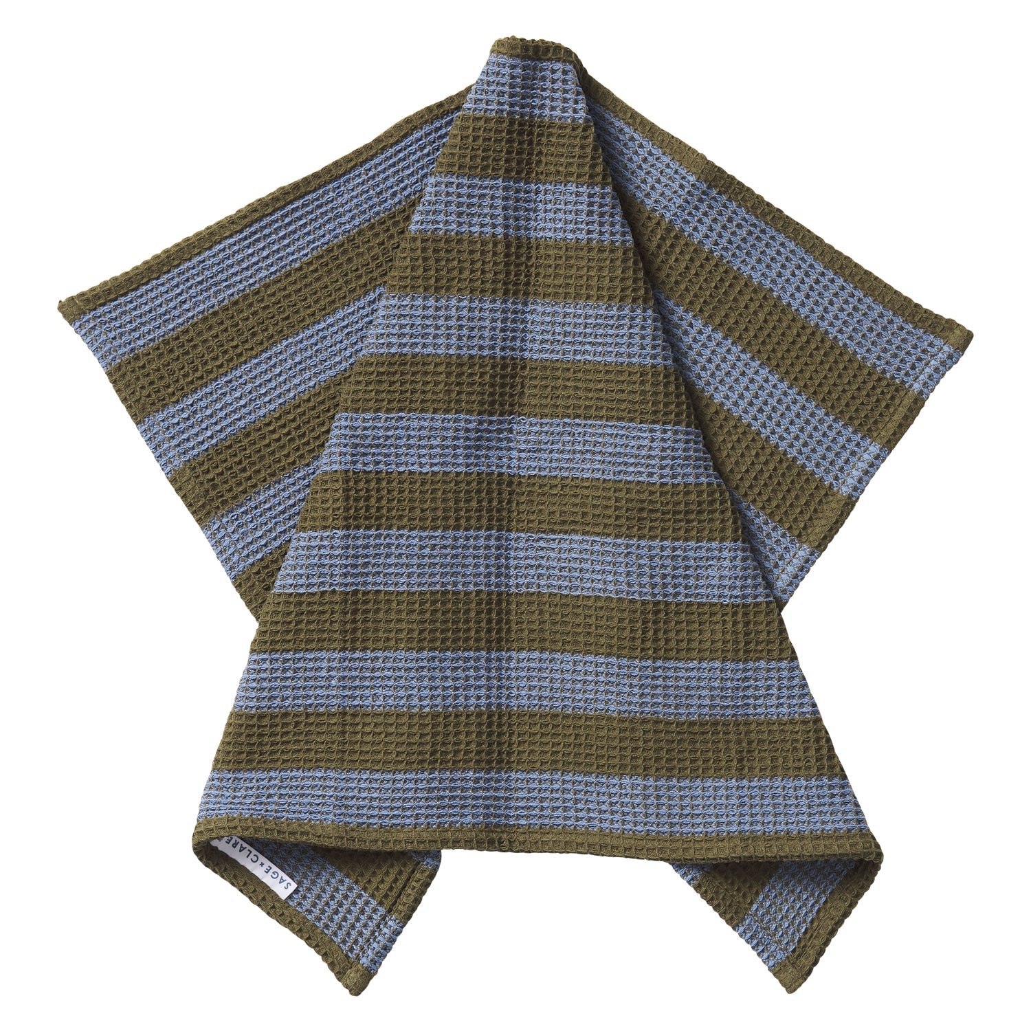 Zelia Stripe Tea Towel - Blue Jay-Soft Furnishings-Sage & Clare-The Bay Room