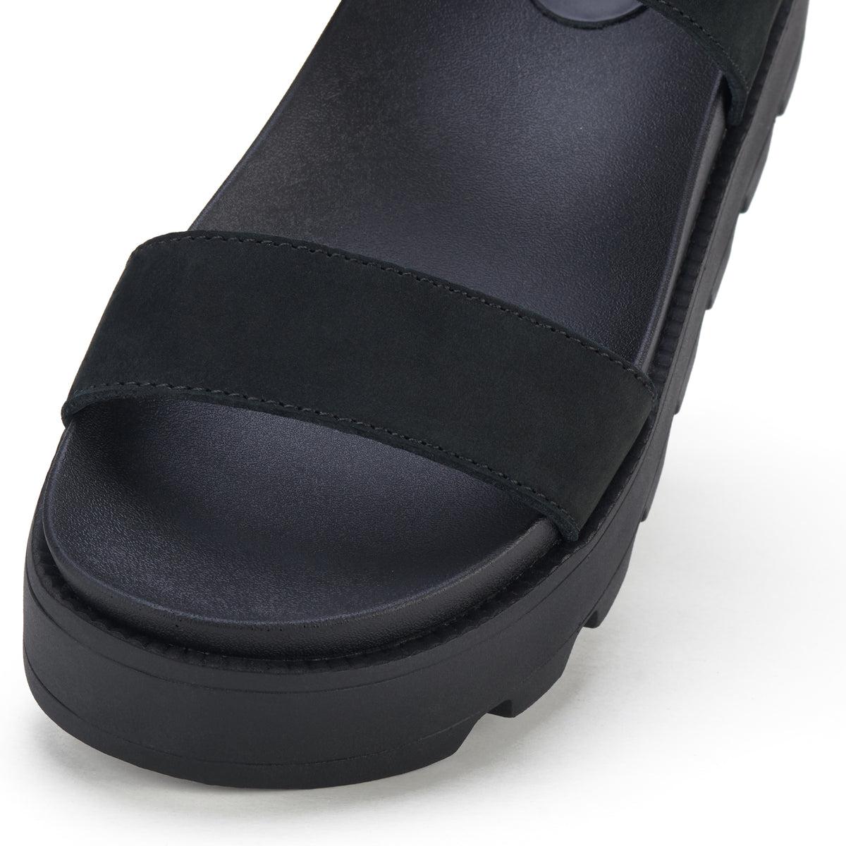Zeze Wedge Strap All Black-Footwear-Rollie-The Bay Room