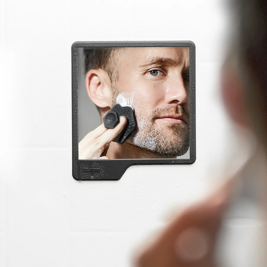The Oliver Shower Mirror - Charcoal