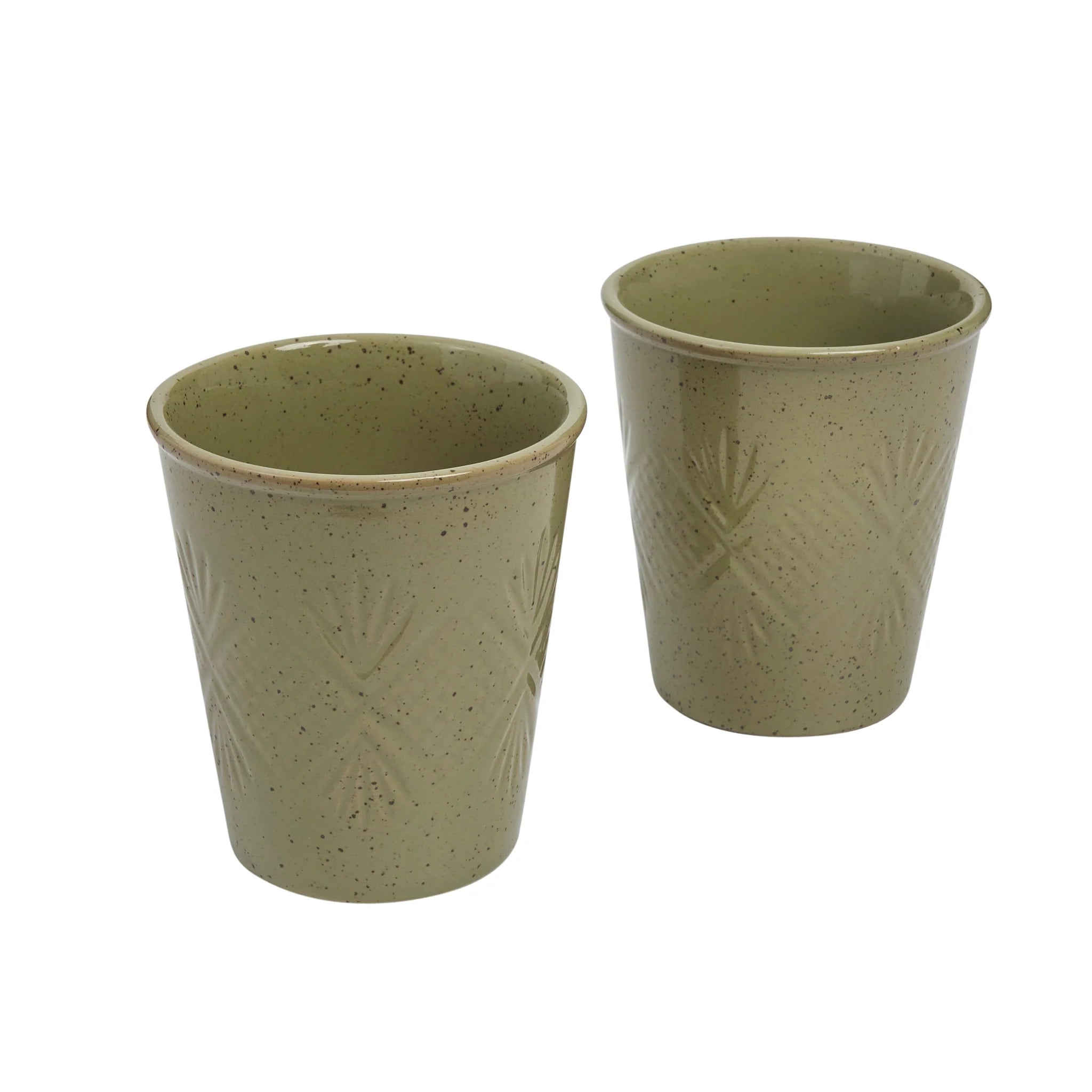 2pc Latte Mug in Peppercorn / Hardware Lane