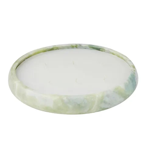 Sarang Marble Candle Bowl 36x6cm Sage