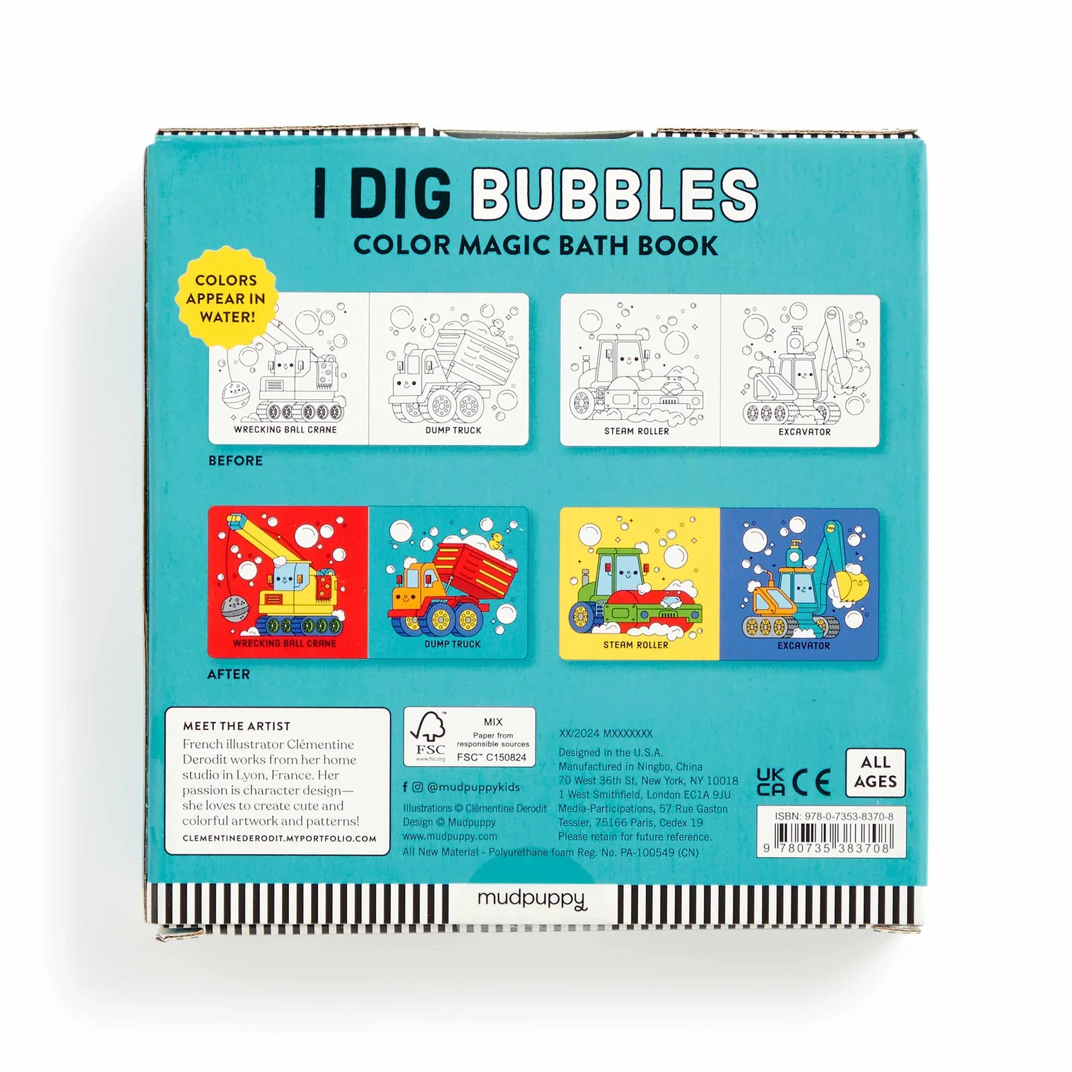I Dig Bubbles! Colour Magic Bath Book