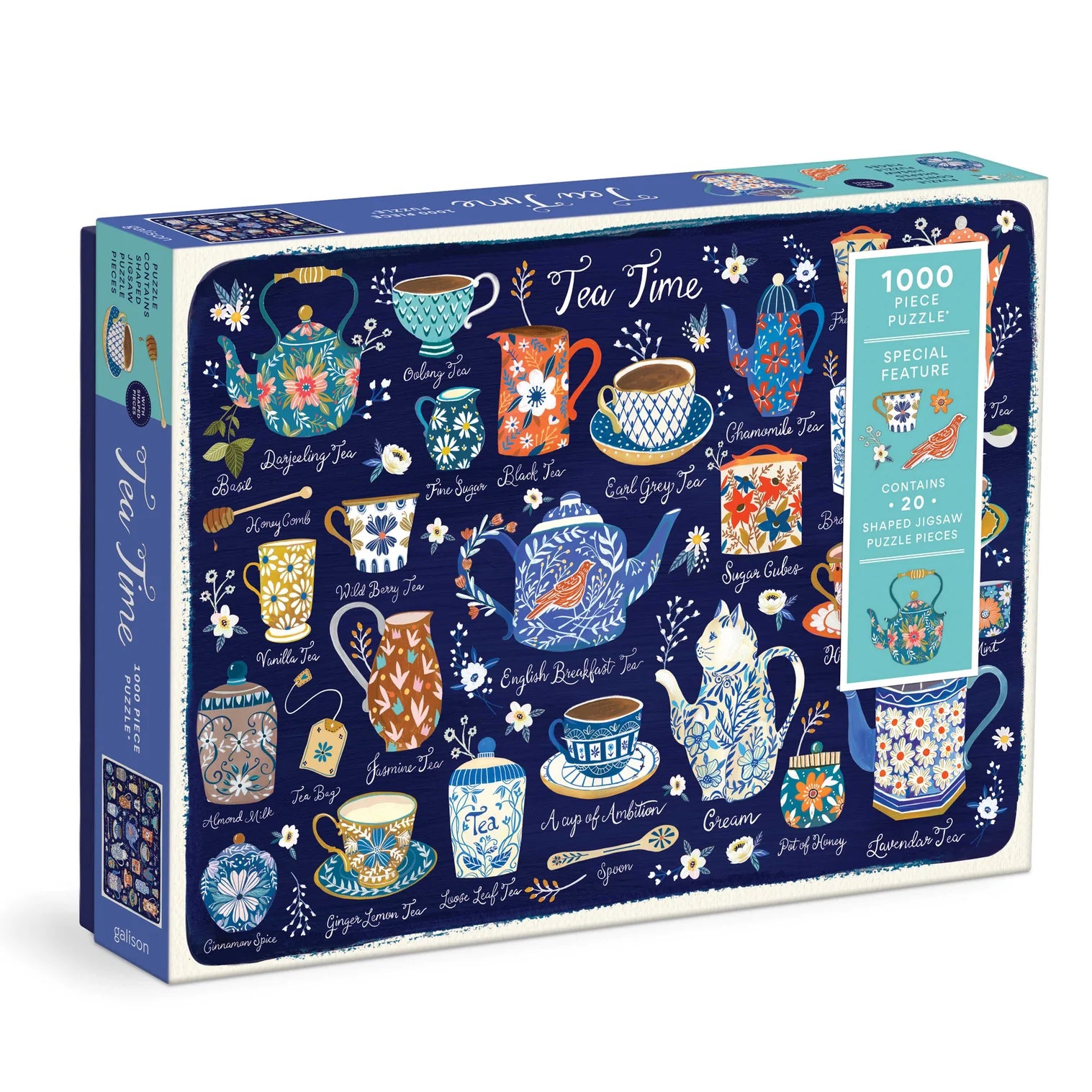 Tea Time Puzzle with Shaped Pieces 1000pc