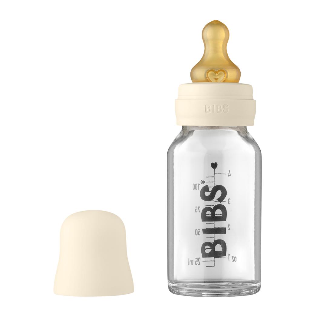 110ml Glass Bottle Set - Ivory-Nursery & Nurture-BIBS-The Bay Room