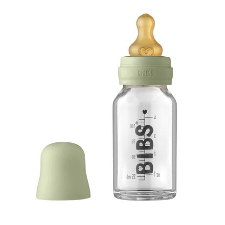 110ml Glass Bottle Set - Sage-Nursery & Nurture-BIBS-The Bay Room