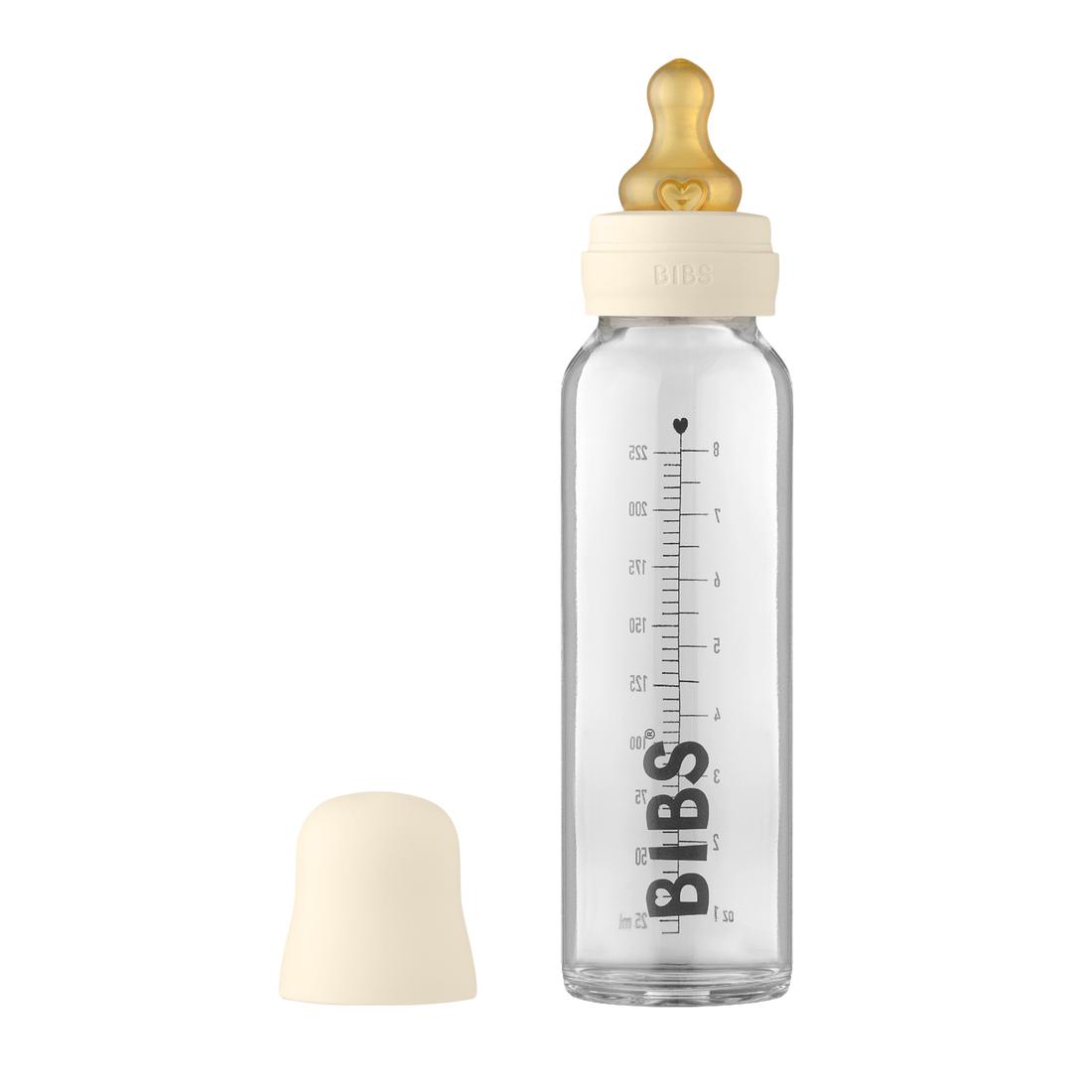 225ml Glass Bottle Set - Ivory-Nursery & Nurture-BIBS-The Bay Room