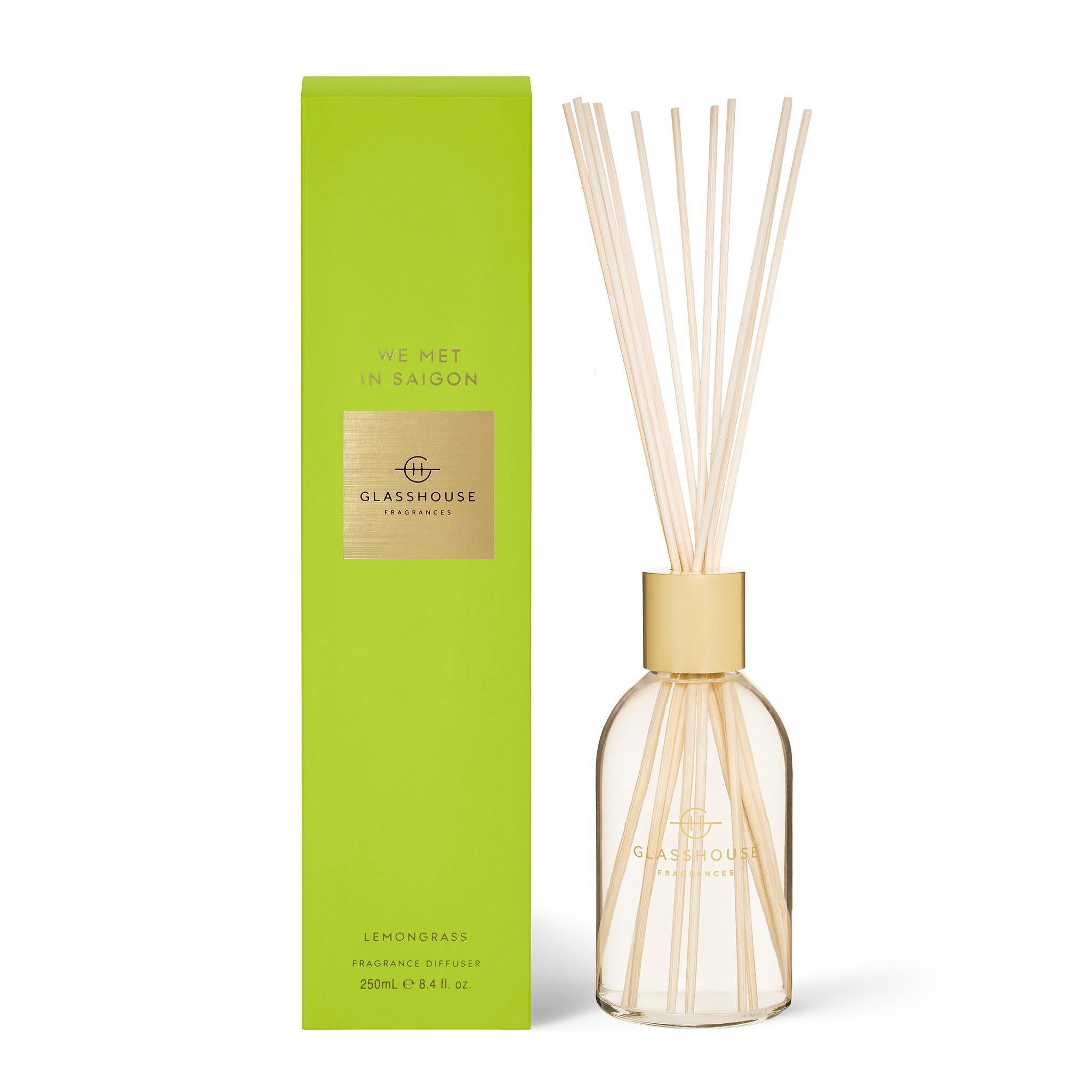 250mL Fragrance Diffuser - Asst Fragrances-Candles & Fragrances-Glasshouse-We Met In Saigon-The Bay Room