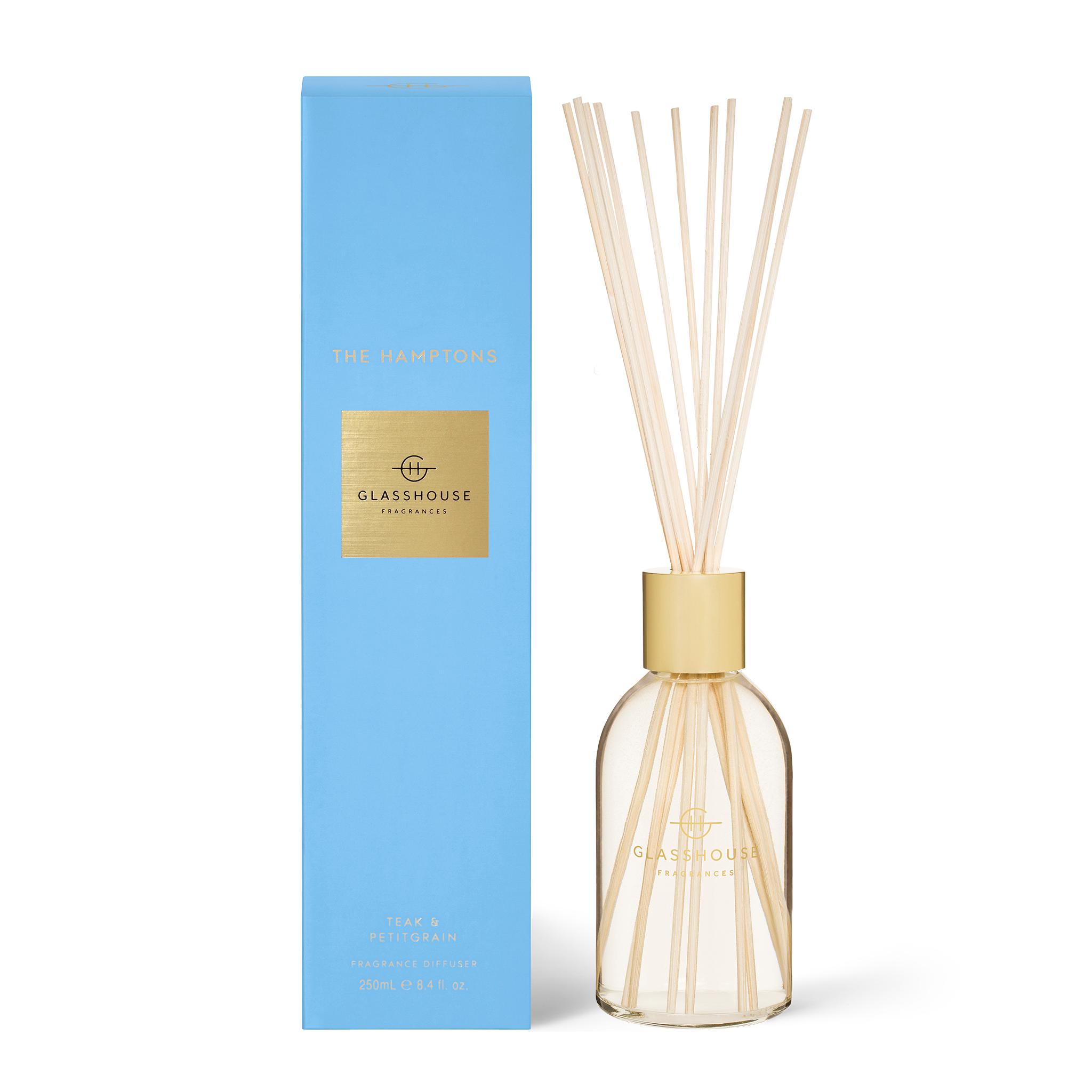 250mL Fragrance Diffuser - Asst Fragrances-Candles & Fragrances-Glasshouse-The Hamptons-The Bay Room