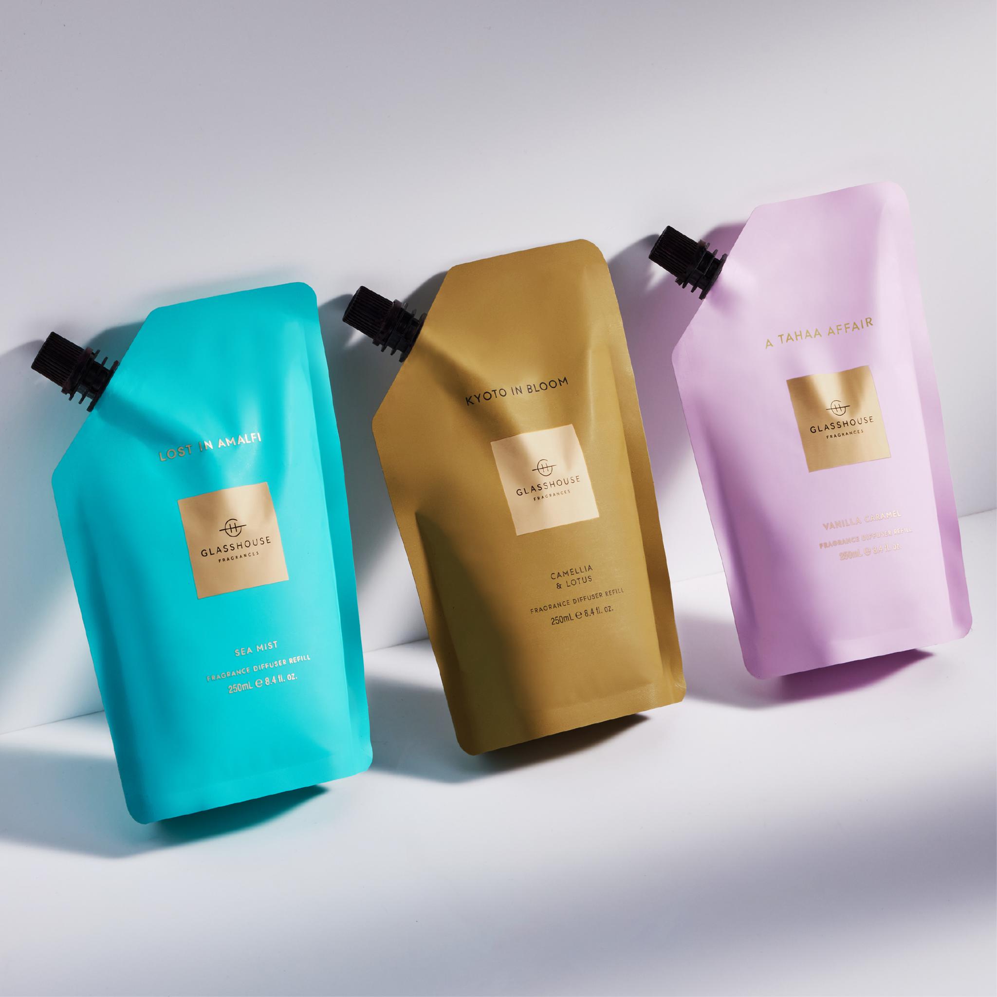 250mL Fragrance Diffuser Refill - Asst Fragrances-Candles & Fragrances-Glasshouse-The Bay Room