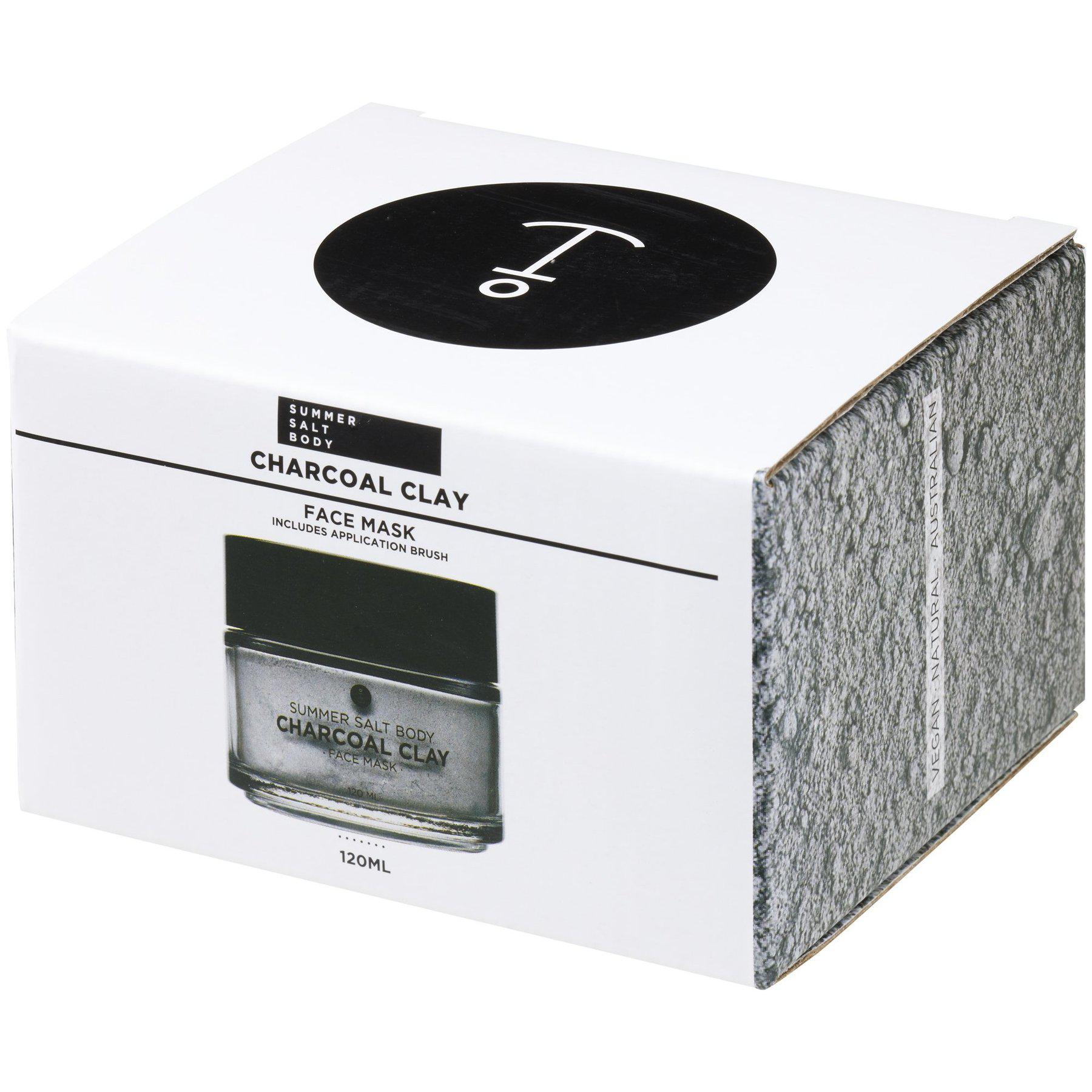 Activated Charcoal Clay Mask - 120ml-Beauty & Well-Being-Summer Salt Body-The Bay Room