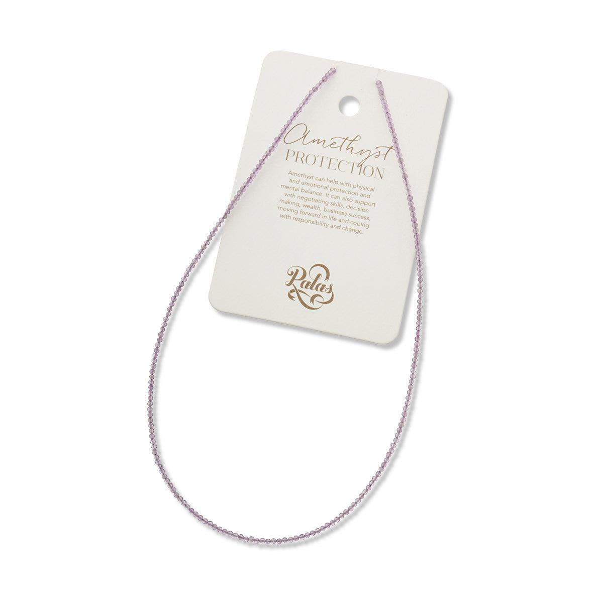 Amethyst Empower Gem Necklace-Jewellery-Palas-The Bay Room