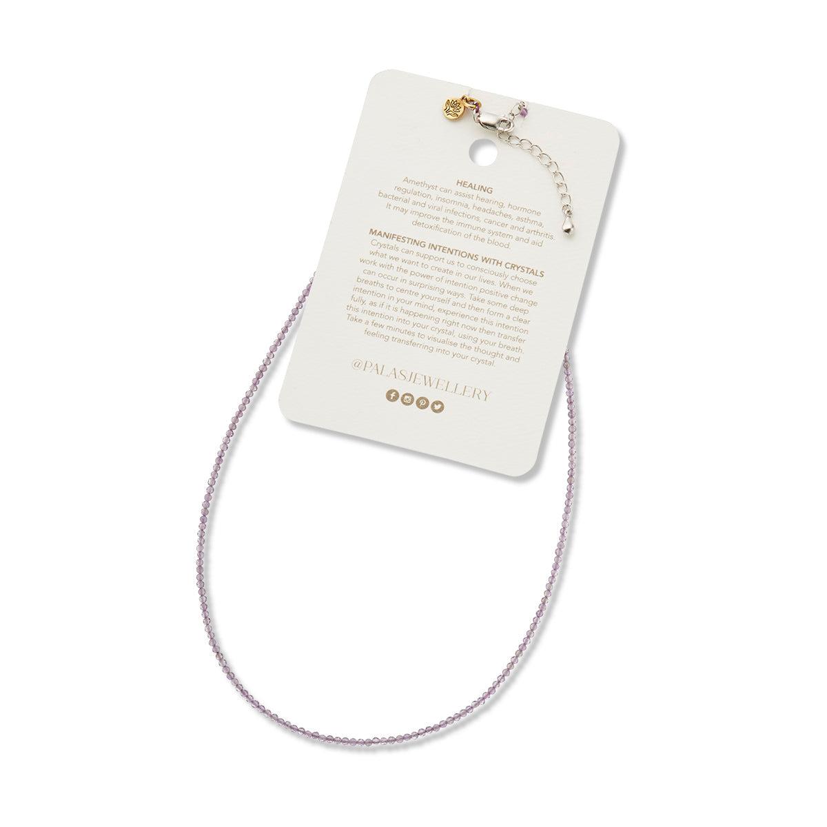 Amethyst Empower Gem Necklace-Jewellery-Palas-The Bay Room