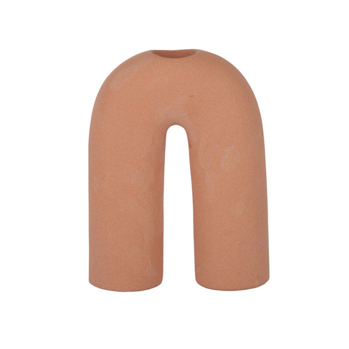 Arcelio Ceramic Candle Holder - Tan-Decor Items-Coast To Coast Home-The Bay Room