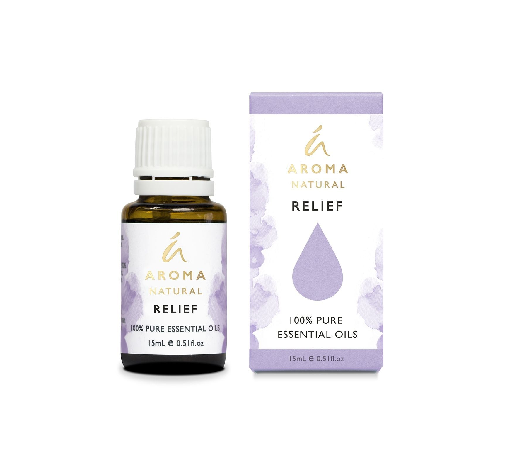 Aroma Natural Essential Oil Blend 15mL - Asst Scents-Candles & Fragrance-Tilley-Relief-The Bay Room