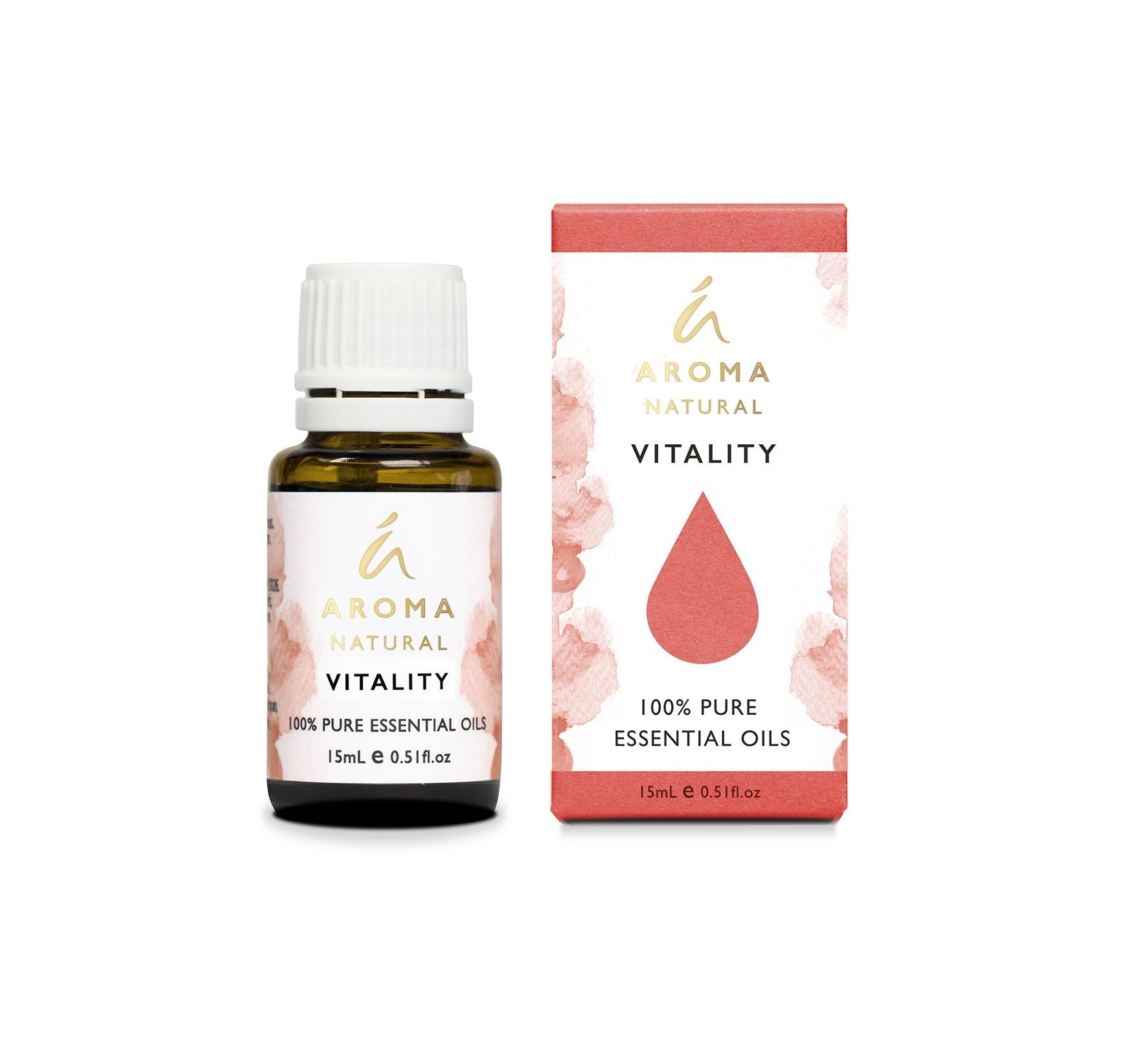 Aroma Natural Essential Oil Blend 15mL - Asst Scents-Candles & Fragrance-Tilley-Vitality-The Bay Room