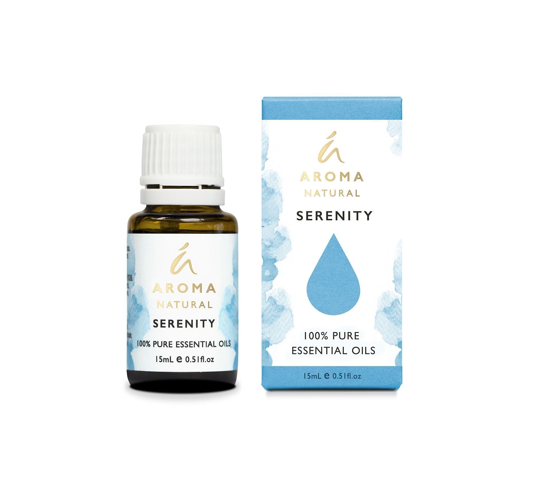 Aroma Natural Essential Oil Blend 15mL - Asst Scents-Candles & Fragrance-Tilley-Serenity-The Bay Room