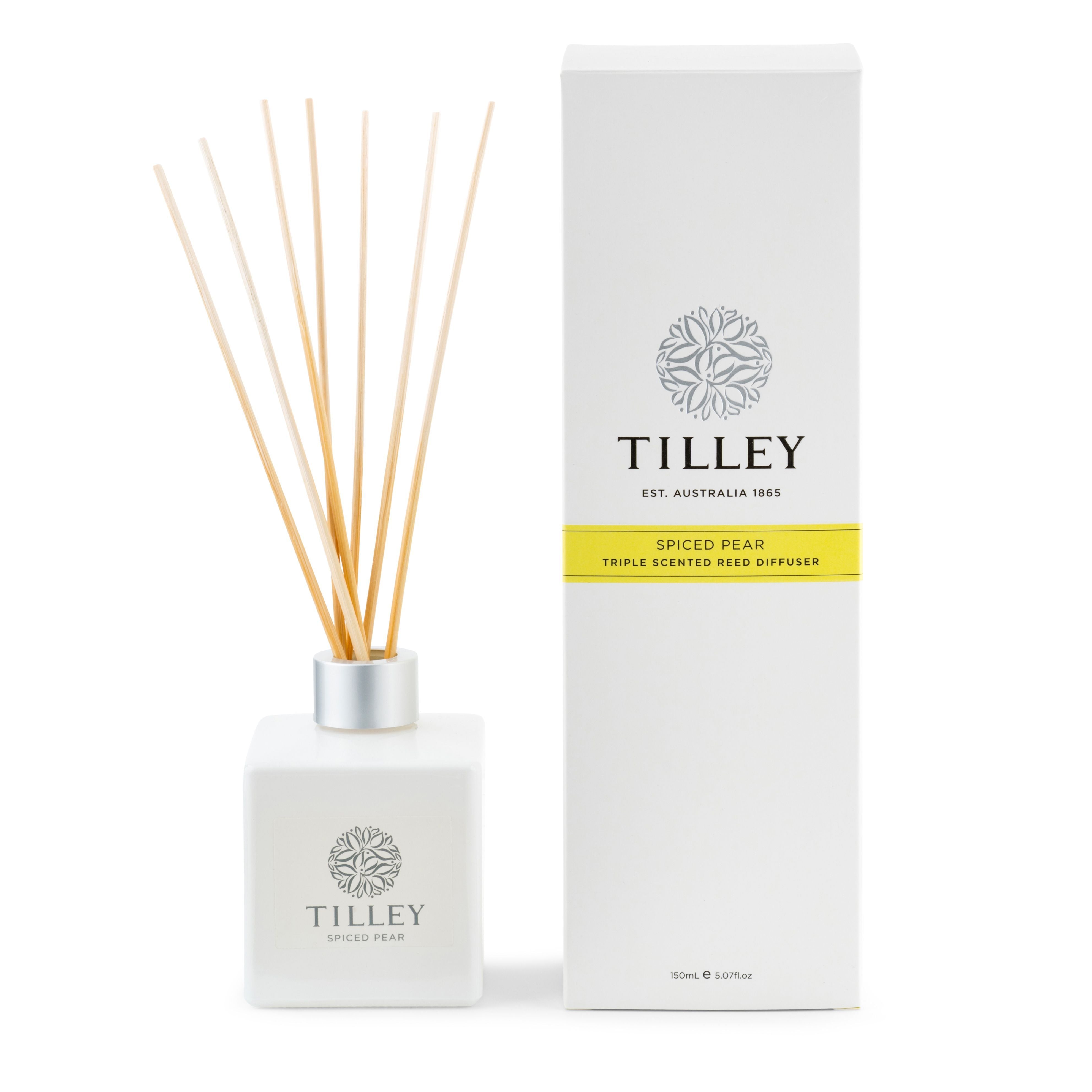 Aromatic Reed Diffuser 150mL - Asst Fragrance-Candles & Fragrances-Tilley-Spiced Pear-The Bay Room