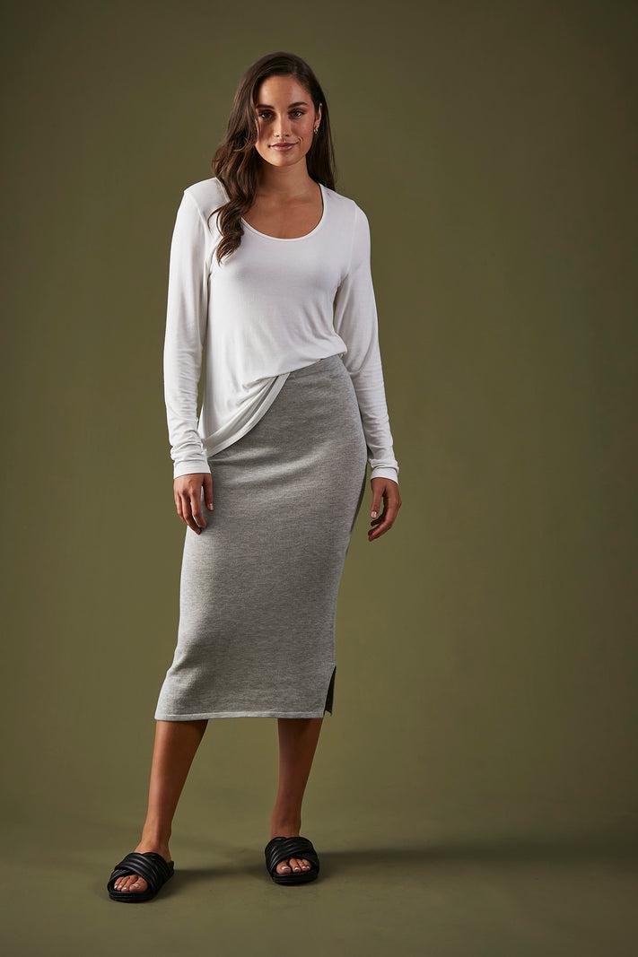 Astor Knit Skirt - Marle-Skirts-Eb & Ive-The Bay Room