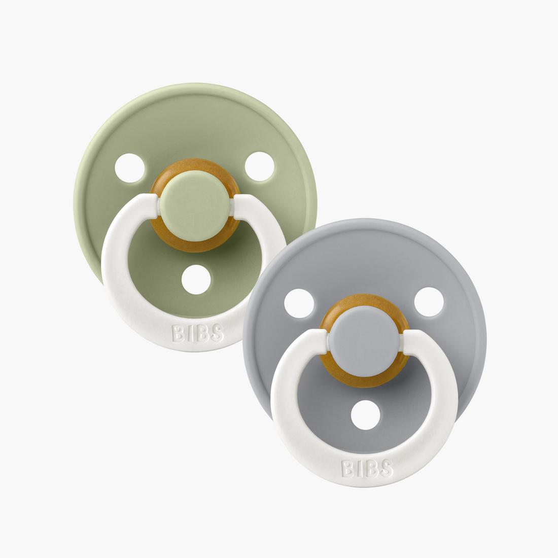BIBS Night Glow Dummies - Size 1-Nursery & Nurture-BIBS-Sage & Cloud-The Bay Room