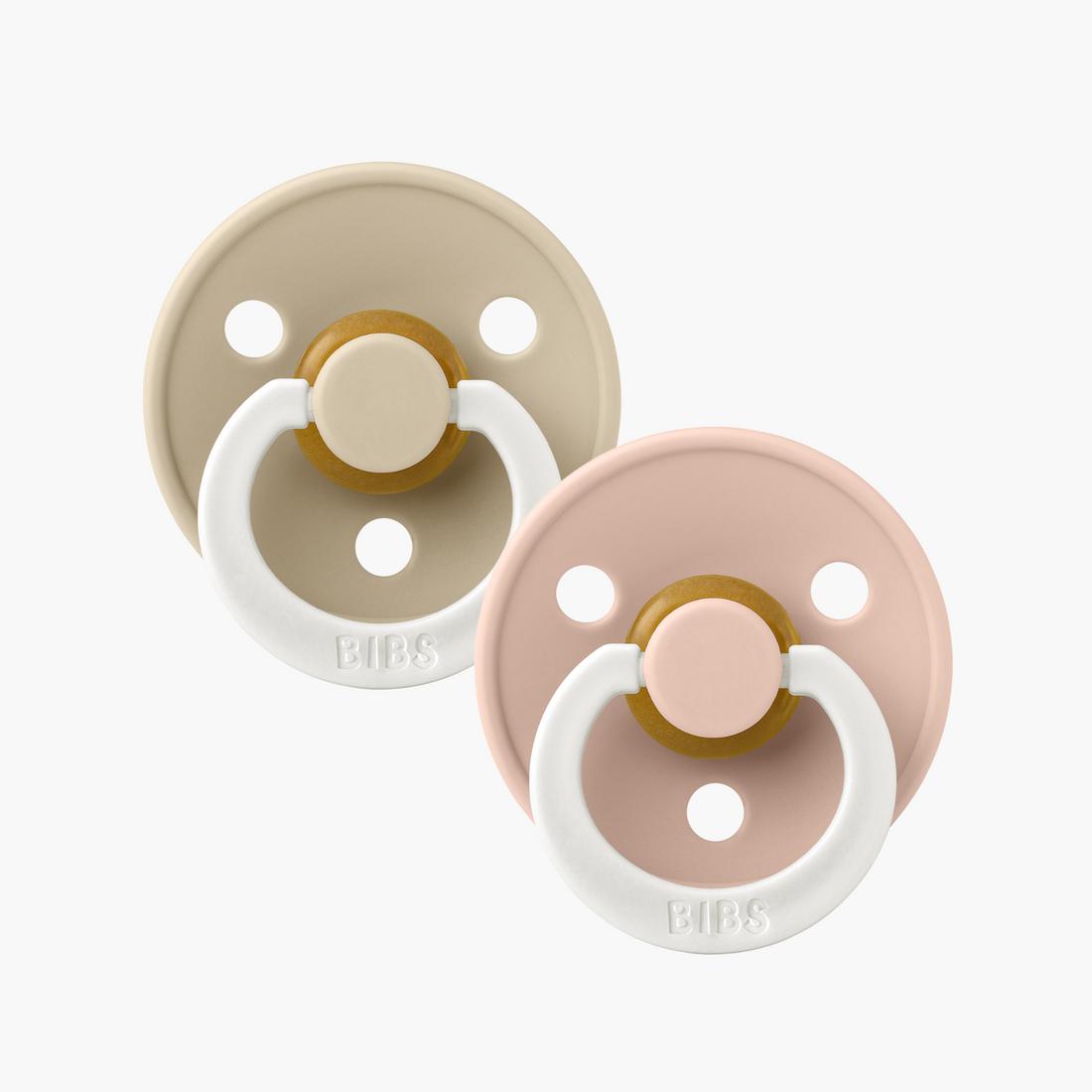 BIBS Night Glow Dummies - Size 1-Nursery & Nurture-BIBS-Blush & Vanilla-The Bay Room