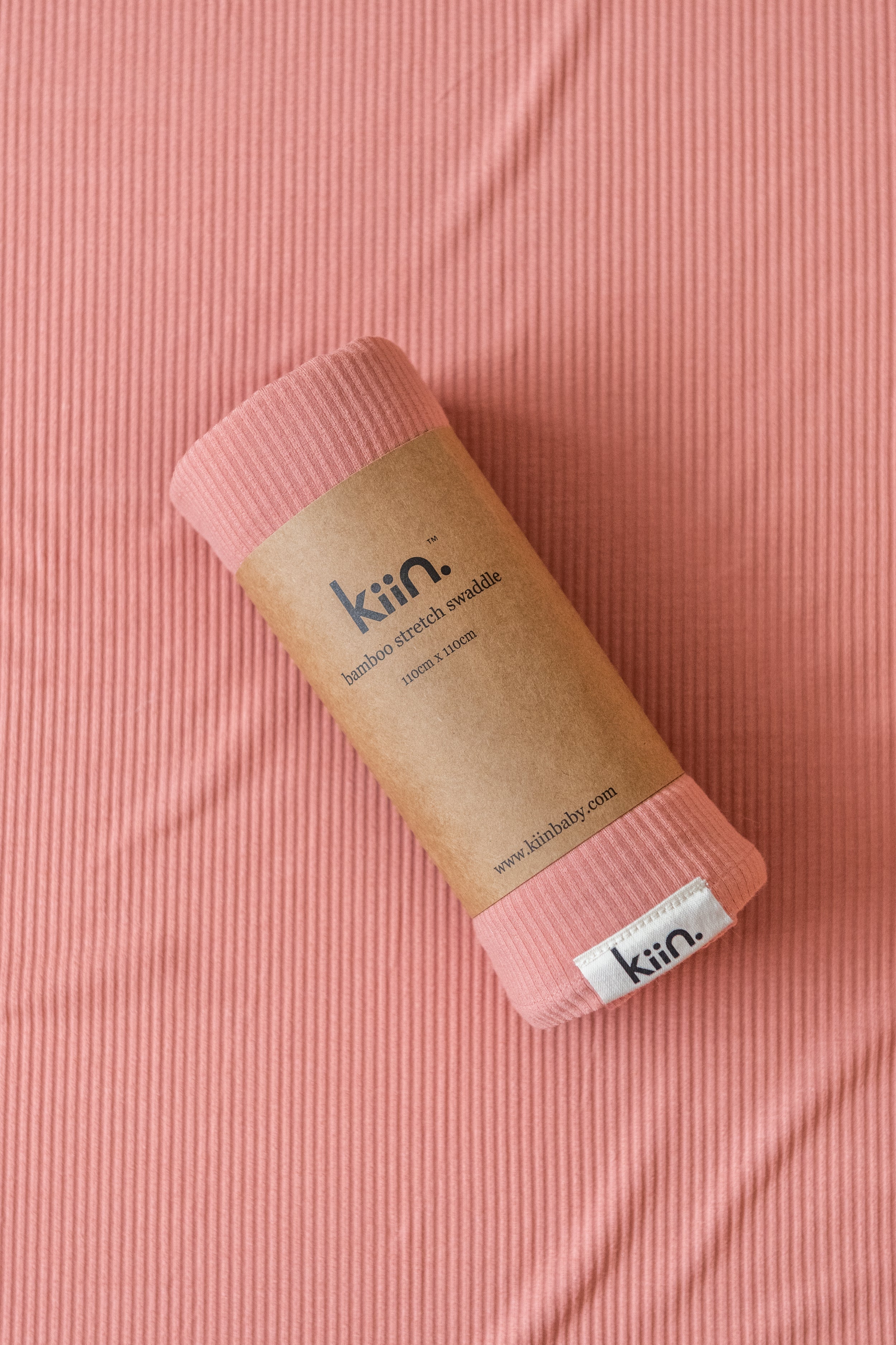 Bamboo Stretch Swaddle - Blush-Nursery & Nurture-Kiin-The Bay Room