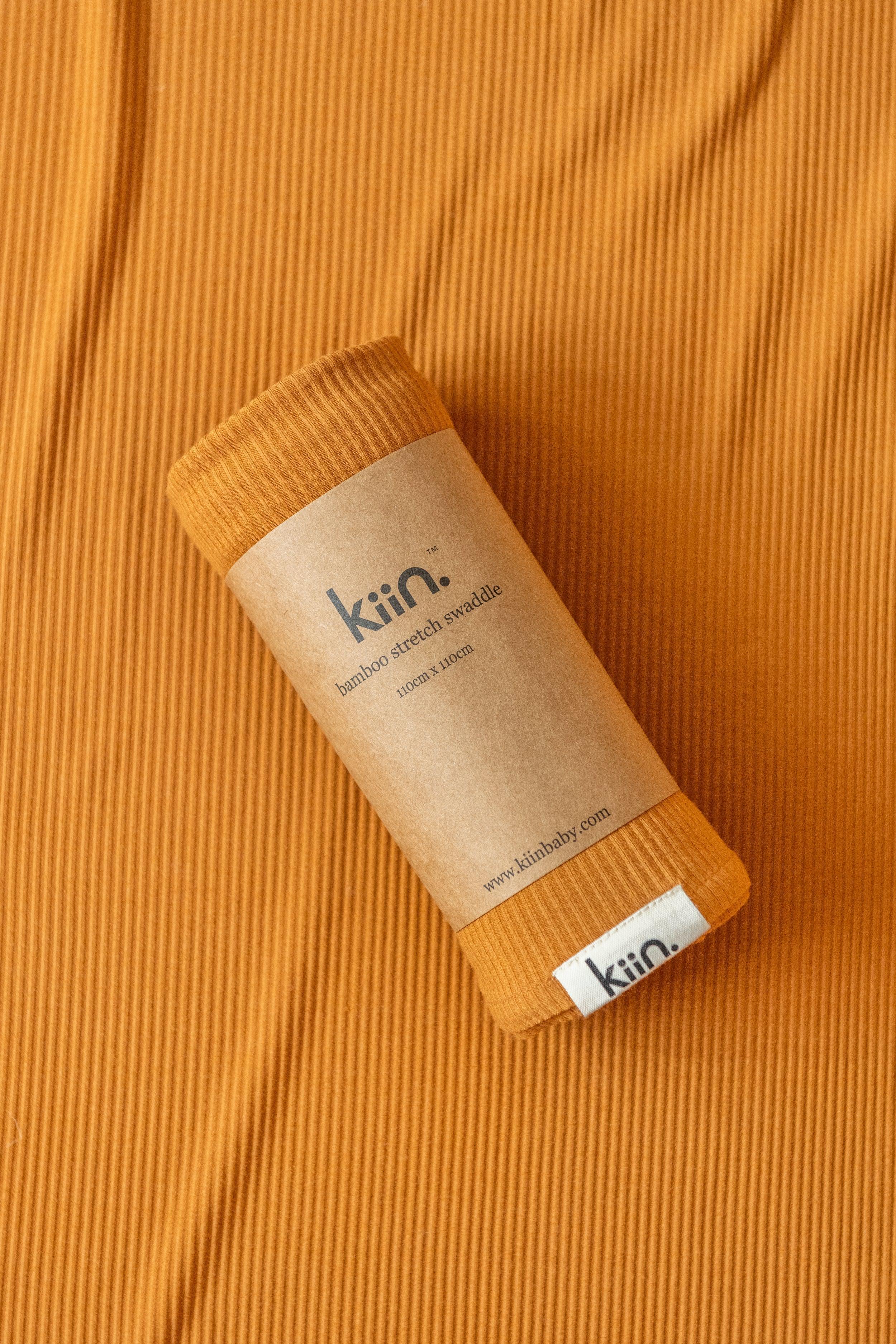 Bamboo Stretch Swaddle - Caramel-Nursery & Nurture-Kiin-The Bay Room