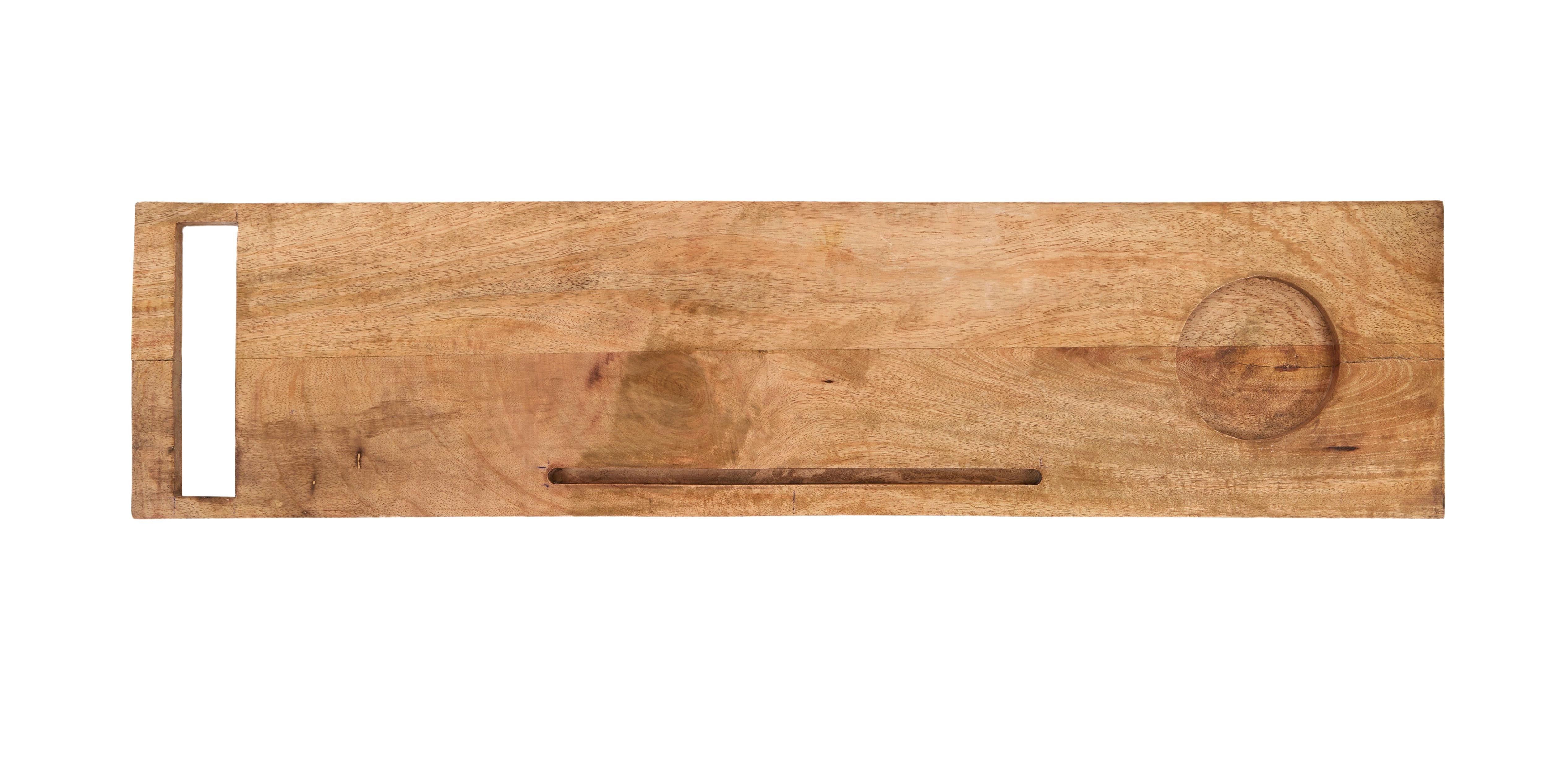 Beth Mango Wood Bath Caddy-Decor Items-Coast To Coast Home-The Bay Room