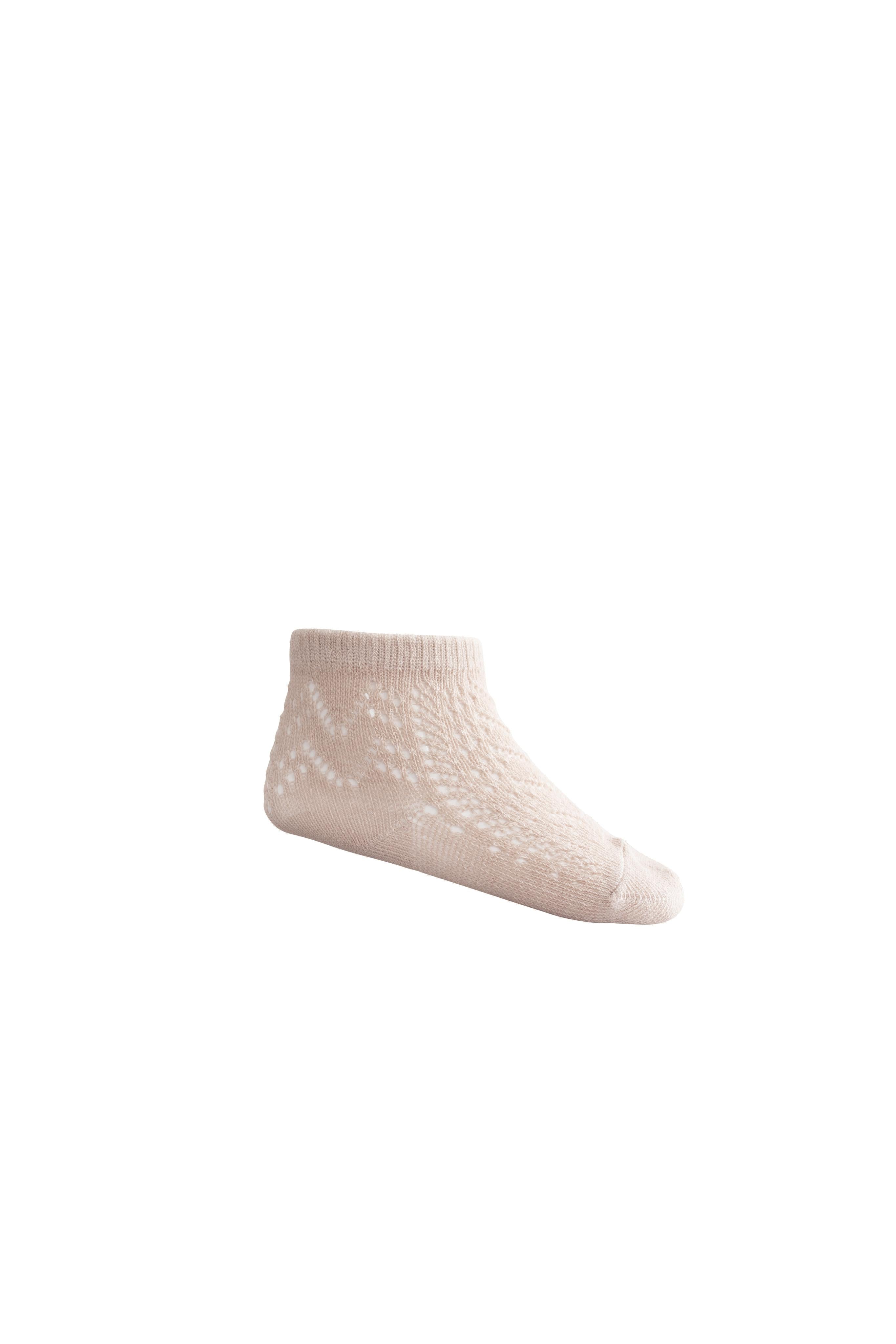 Cable Weave Ankle Sock - Pillow-Shoes & Socks-Jamie Kay-The Bay Room